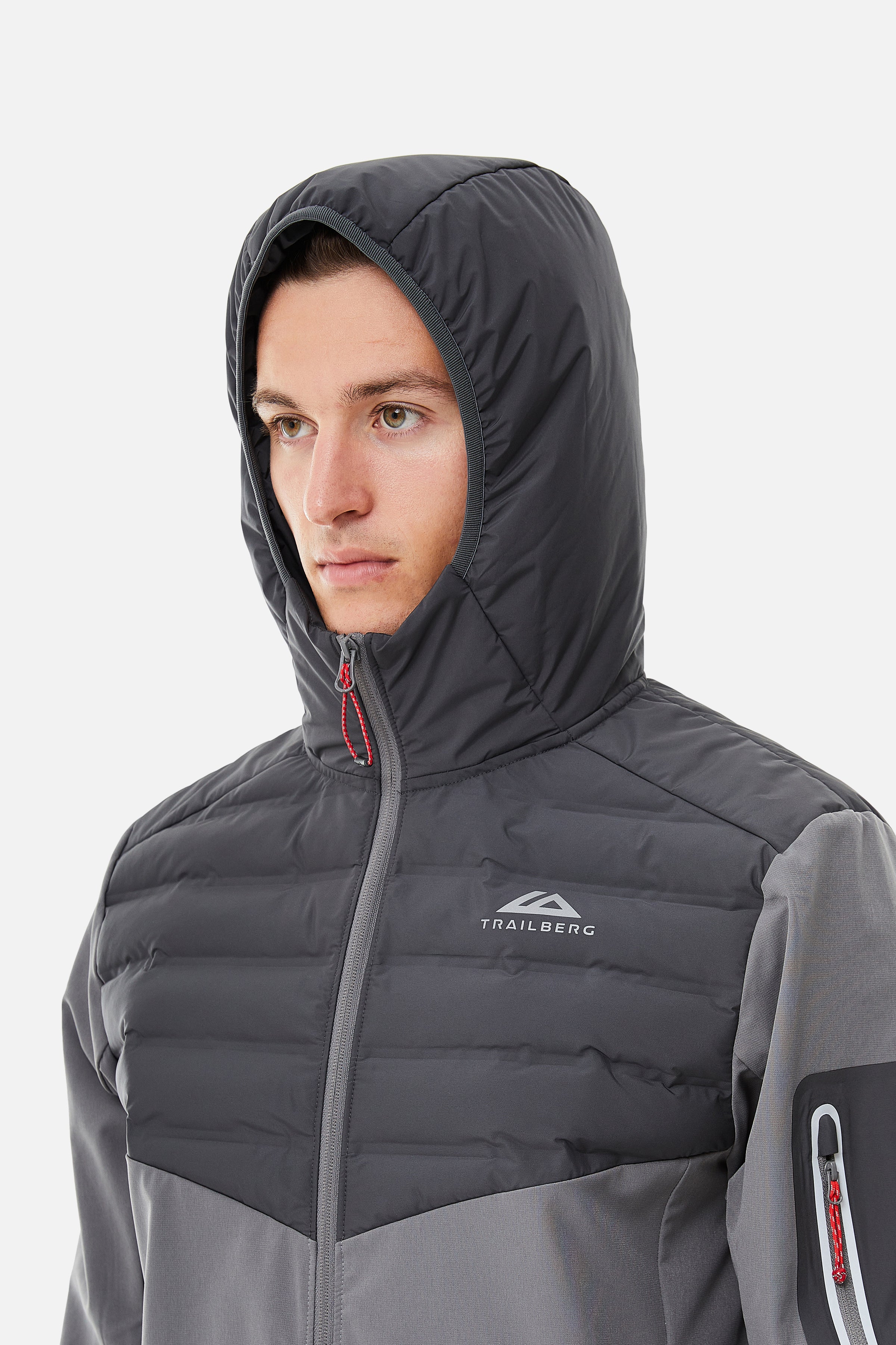 Rhine Hybrid Tracksuit - Grey/Dark Grey