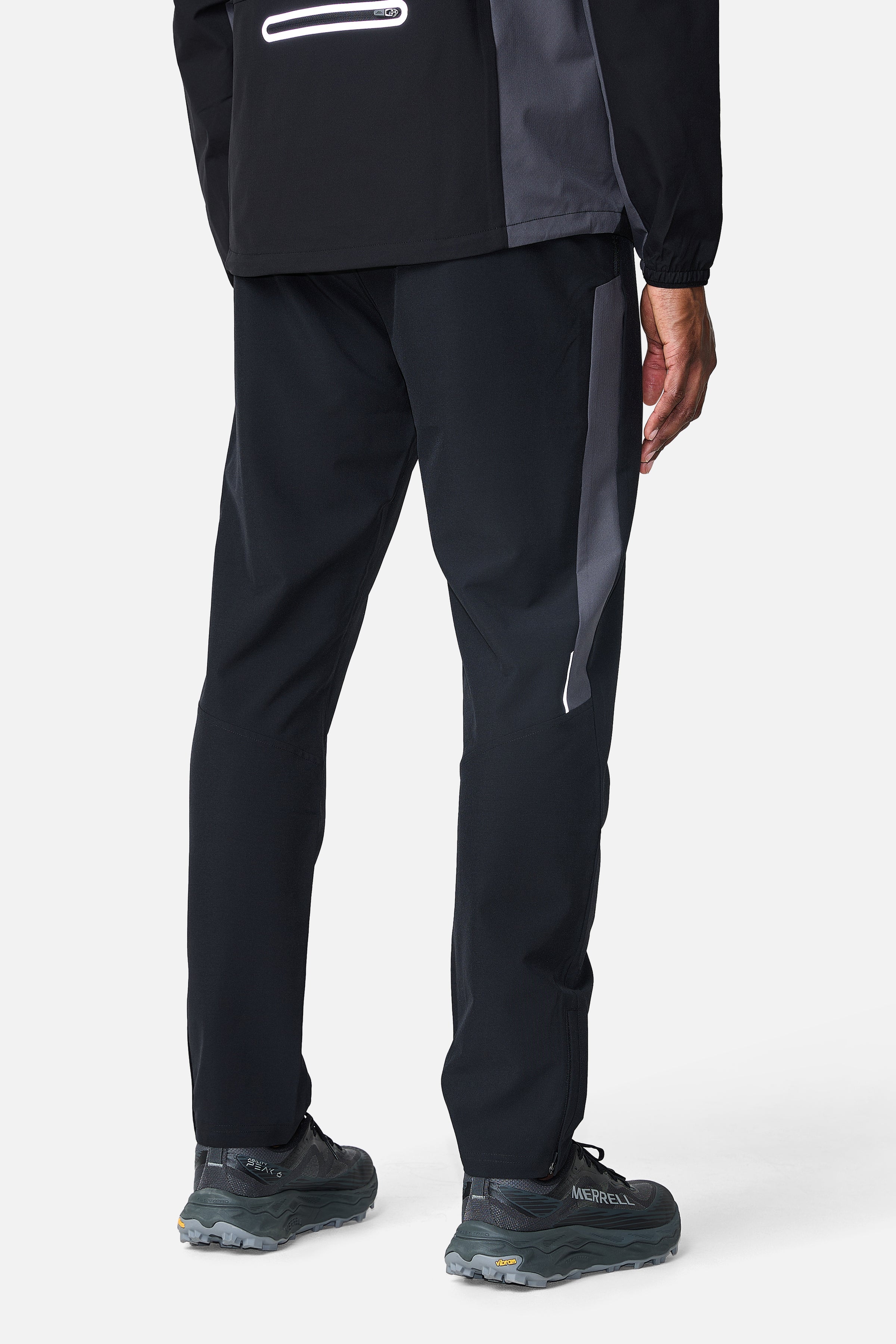 SS26 Triathlon Pant - Black/Volcano Grey/Blazing Red