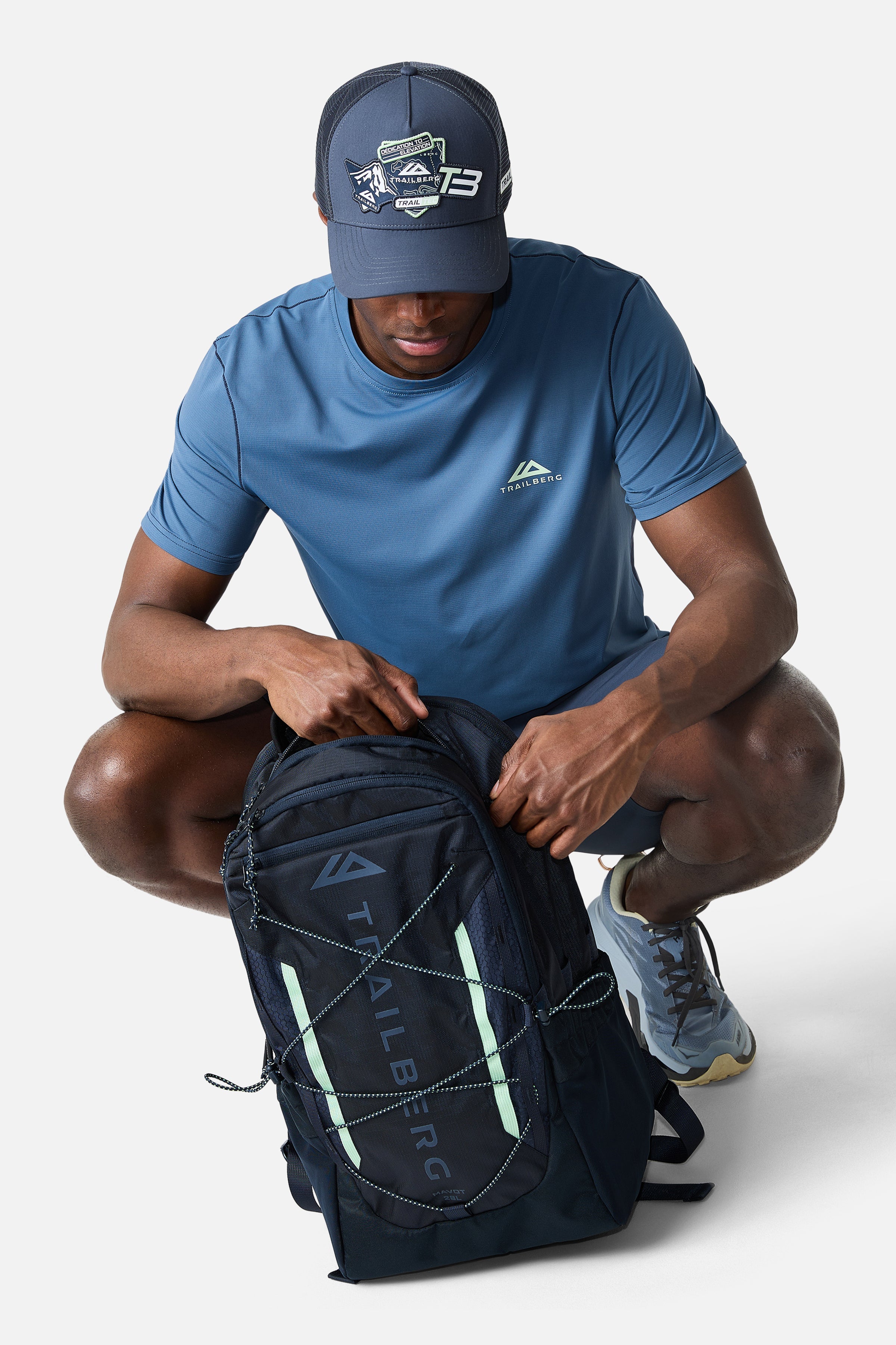 Nucleus Outdoor Tee - Breeze/Storm Blue