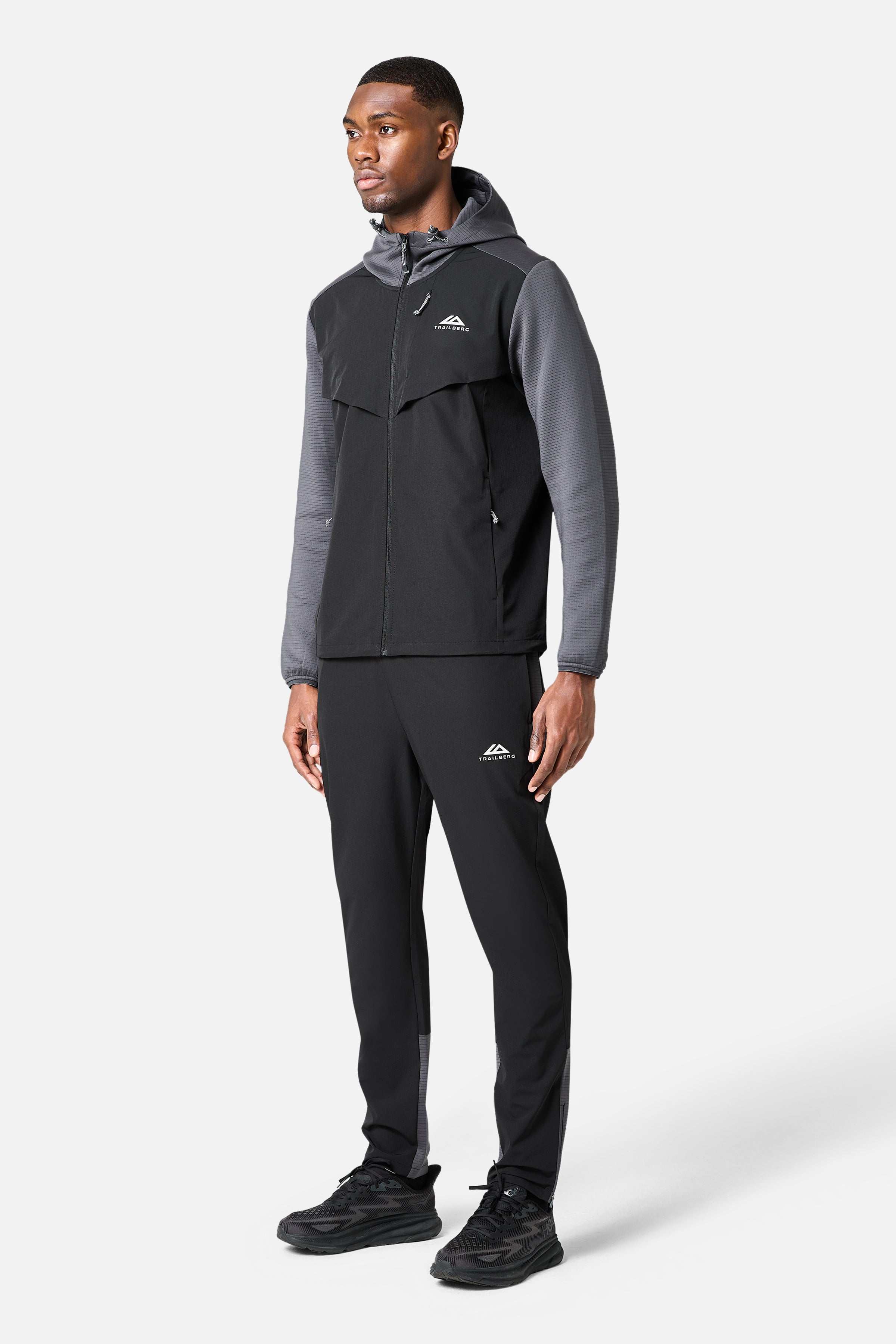 Rapid Dash 2.0 Tracksuit - Black/Volcano Grey