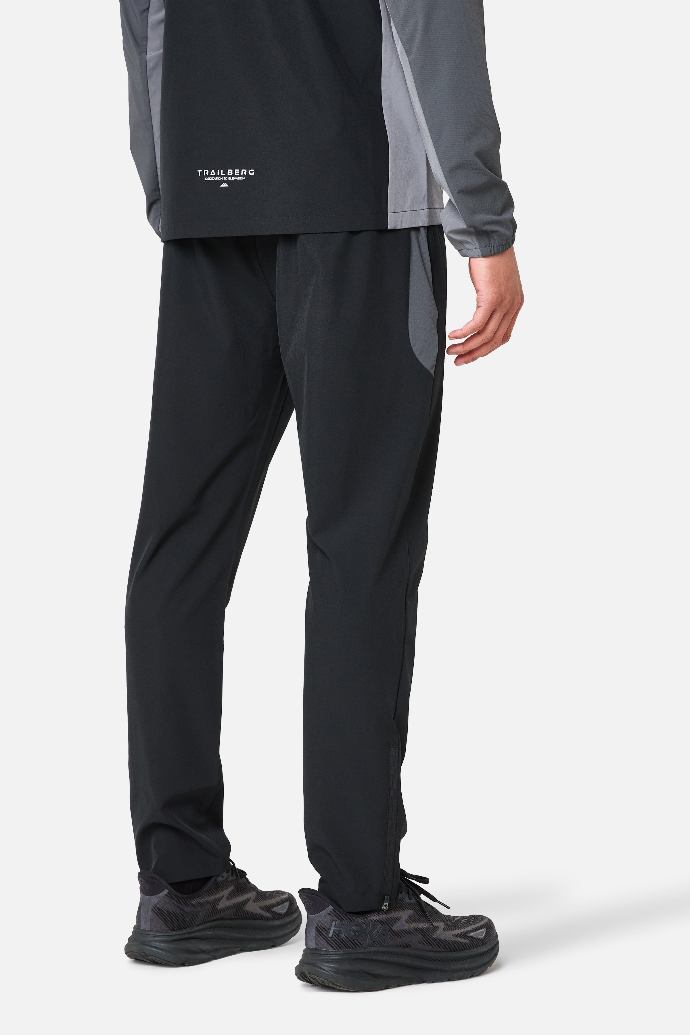 SS26 Cloud Woven Pant - Black/Volcano Grey