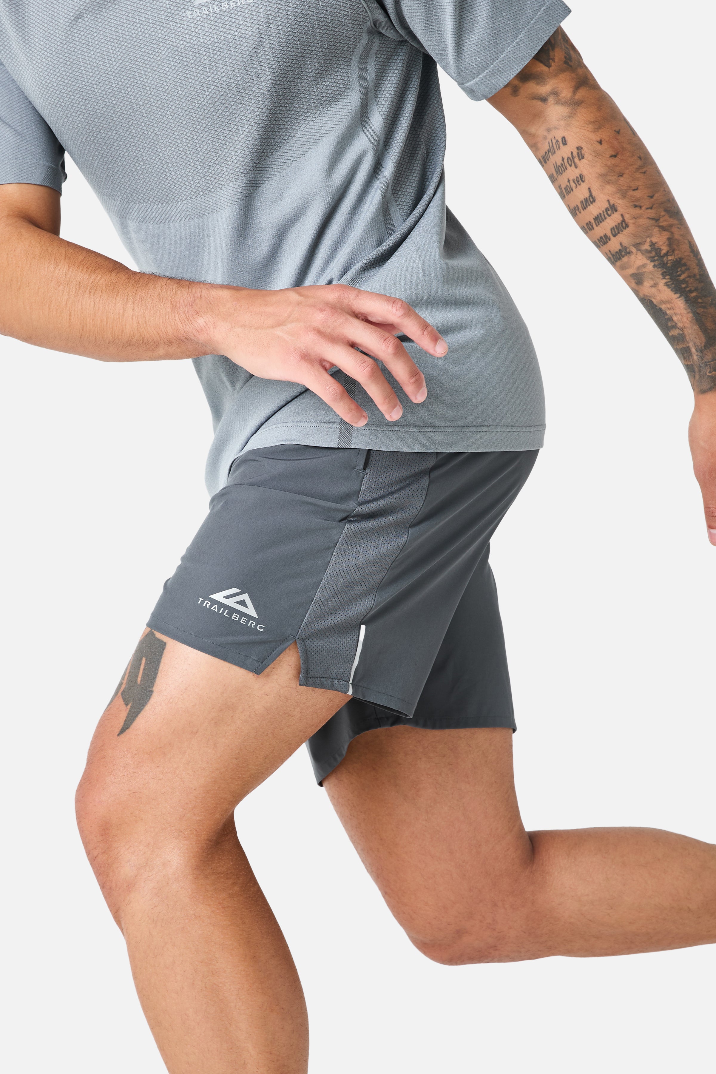 Fusion Seamless Essentials Twinset - Graphite Grey