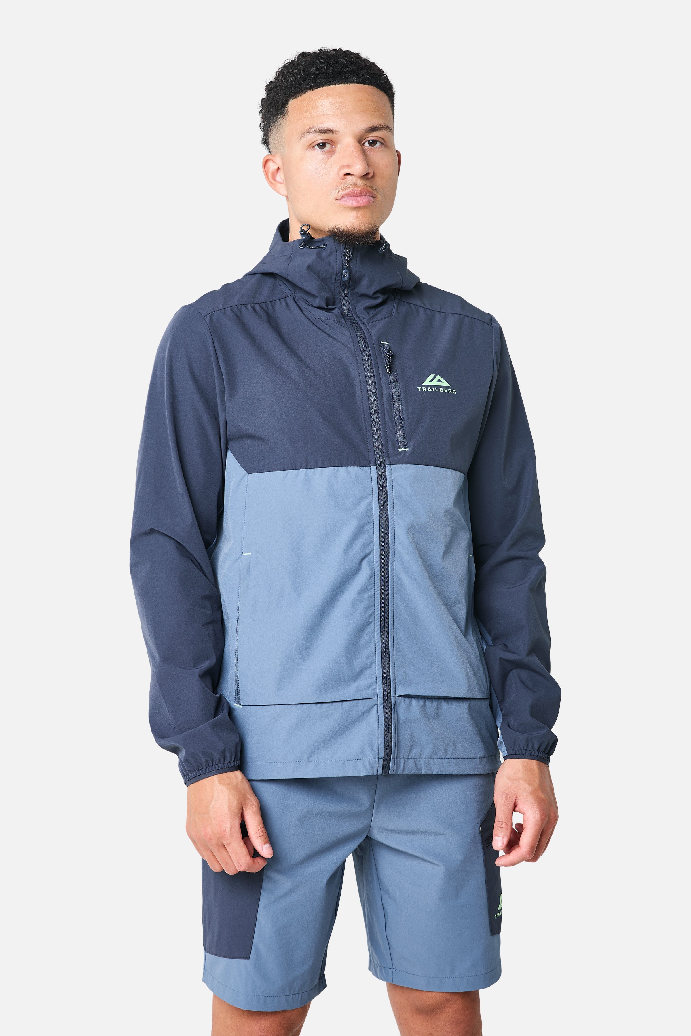 Oberland Hood - Breeze/Storm Blue