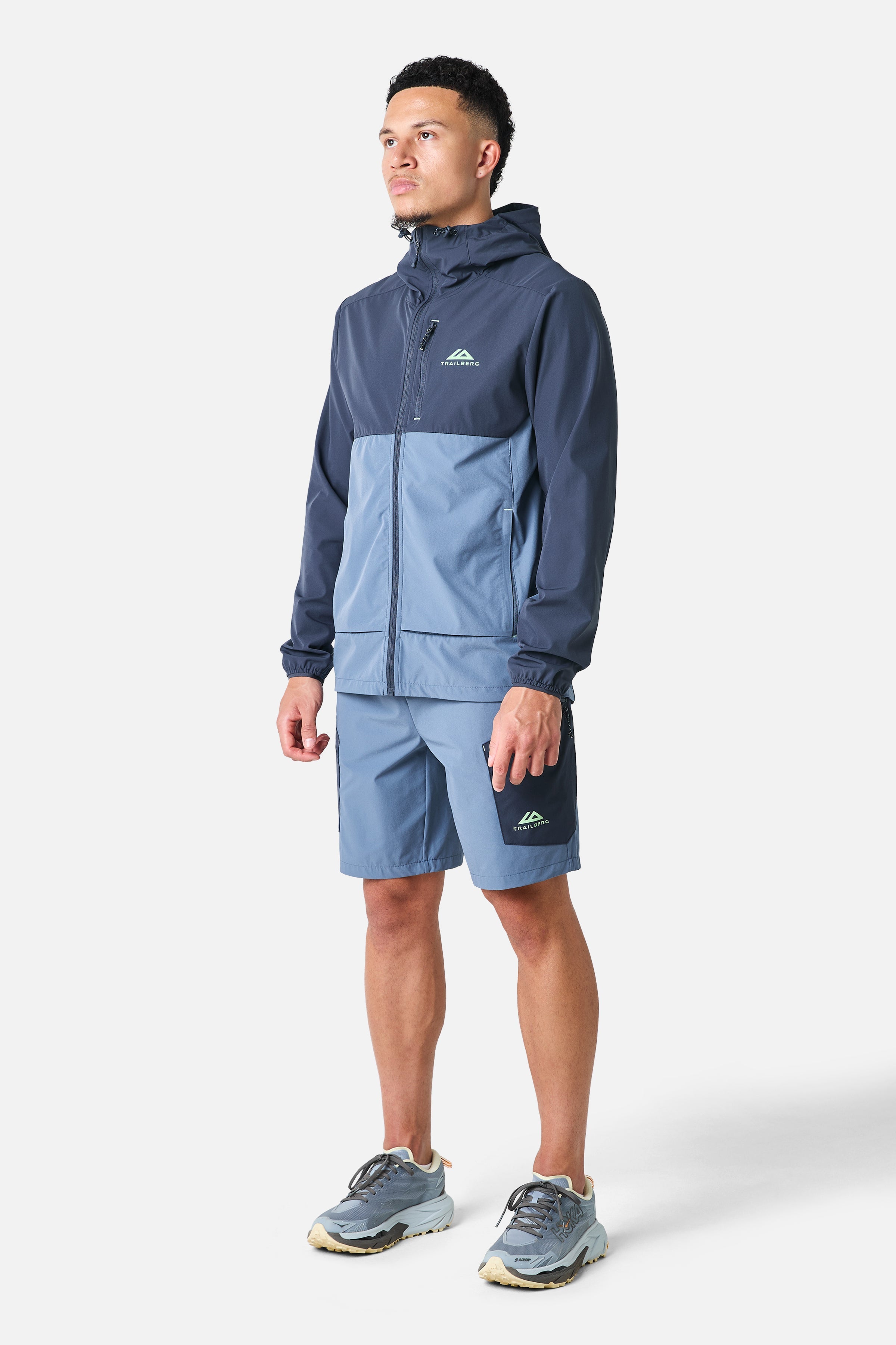 Oberland Hood - Breeze/Storm Blue