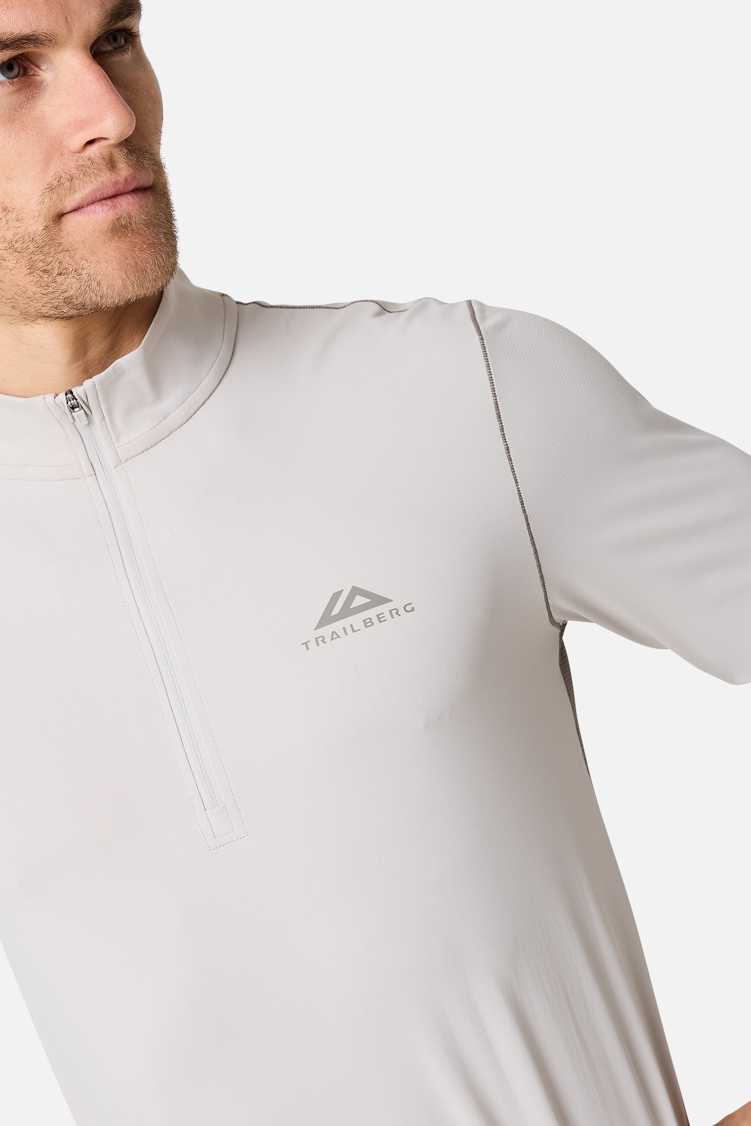 Nucleus Outdoor 1/4 Zip - Pebblestone