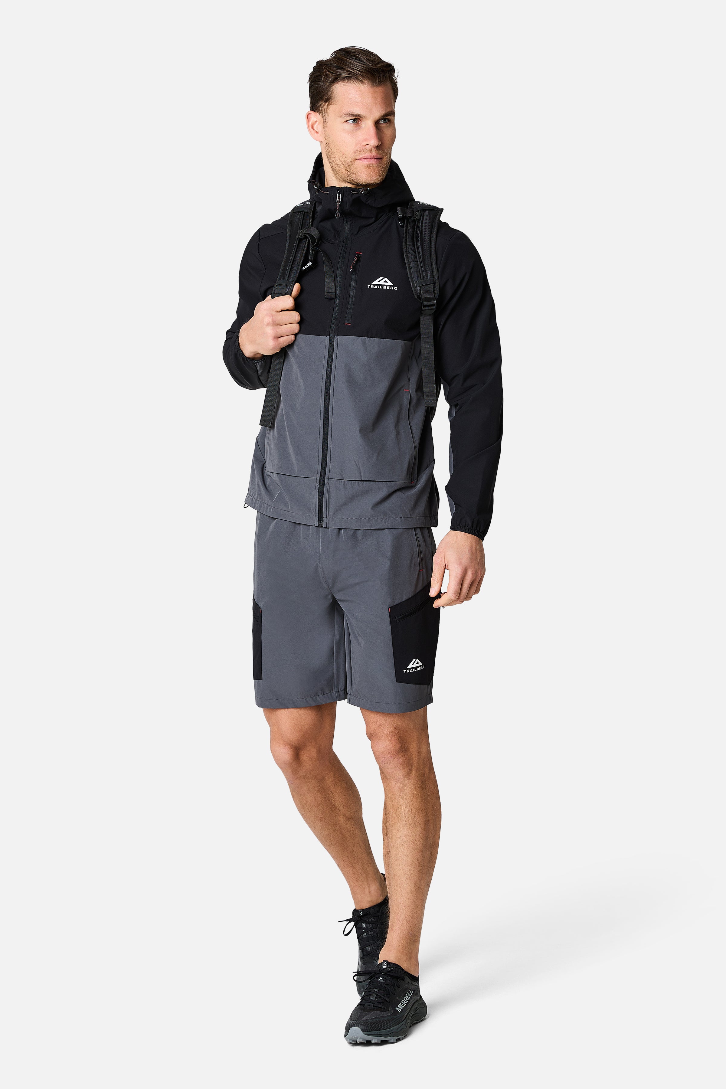 Oberland Hood - Volcano Grey/Black