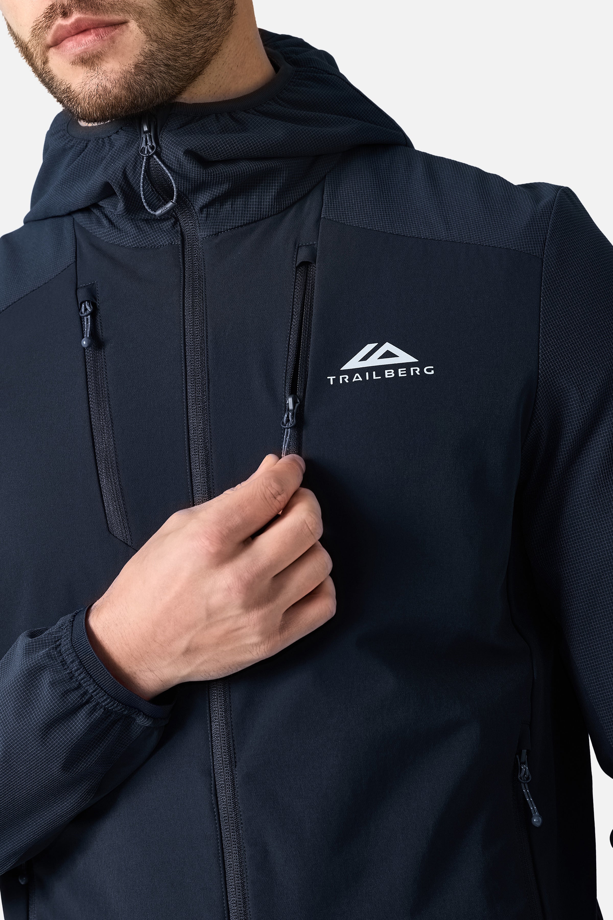 Faltenjura 2.0 Hood - Deep Ocean/Aqua Eclipse