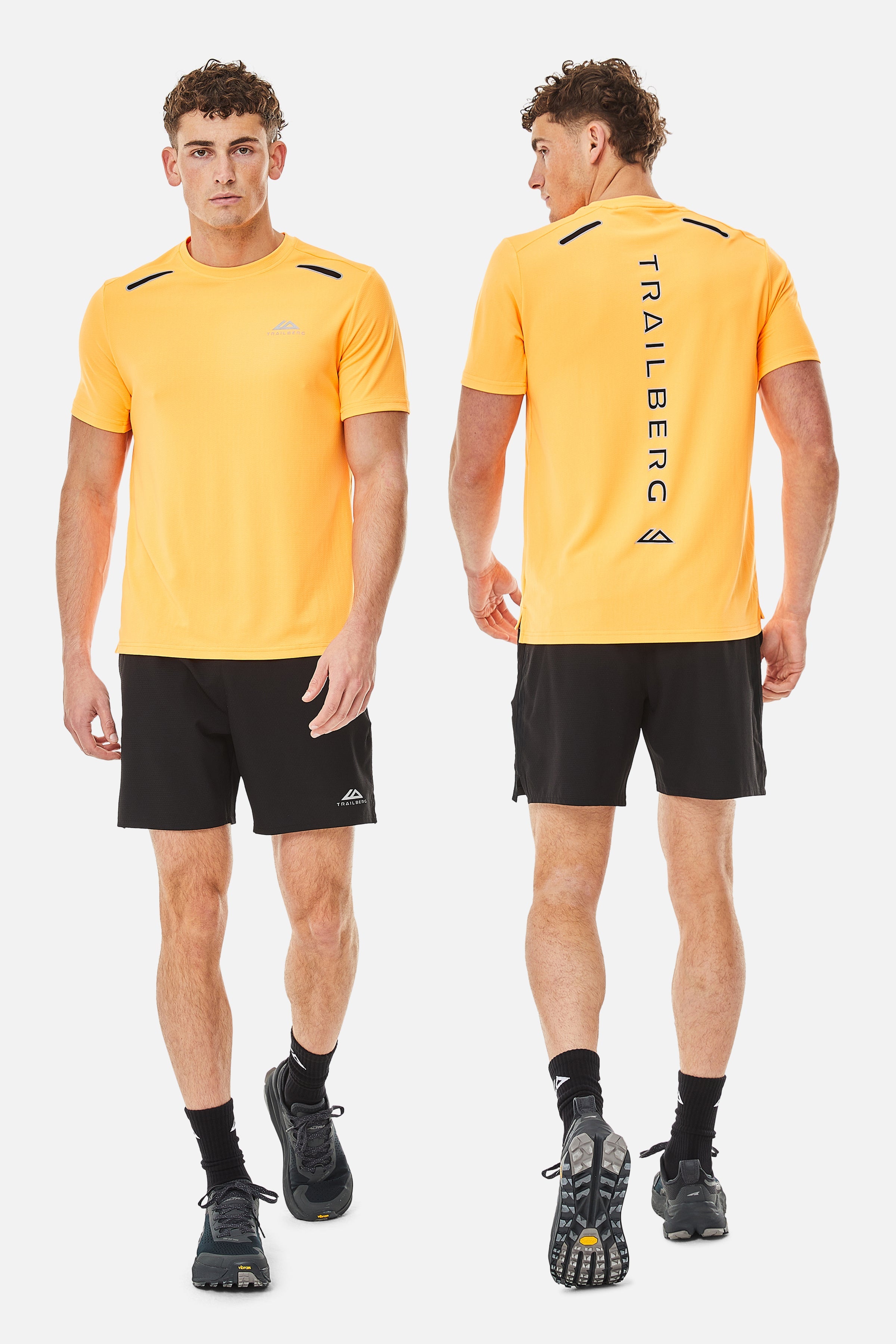 Gotthard Twinset - Vivid Nectarine/Black