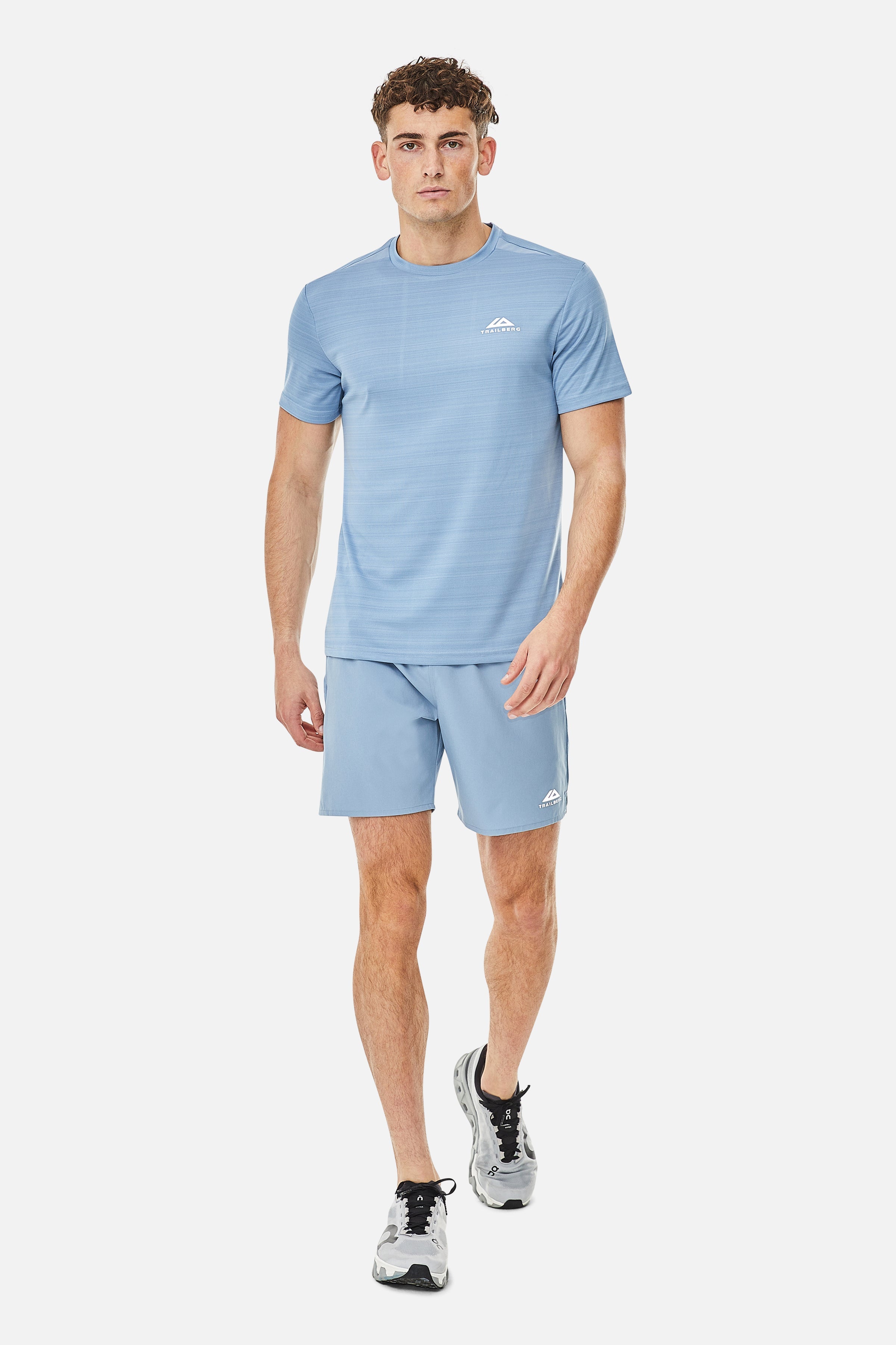 Cloud SS25 Tee - Washed Indigo/Frost Blue