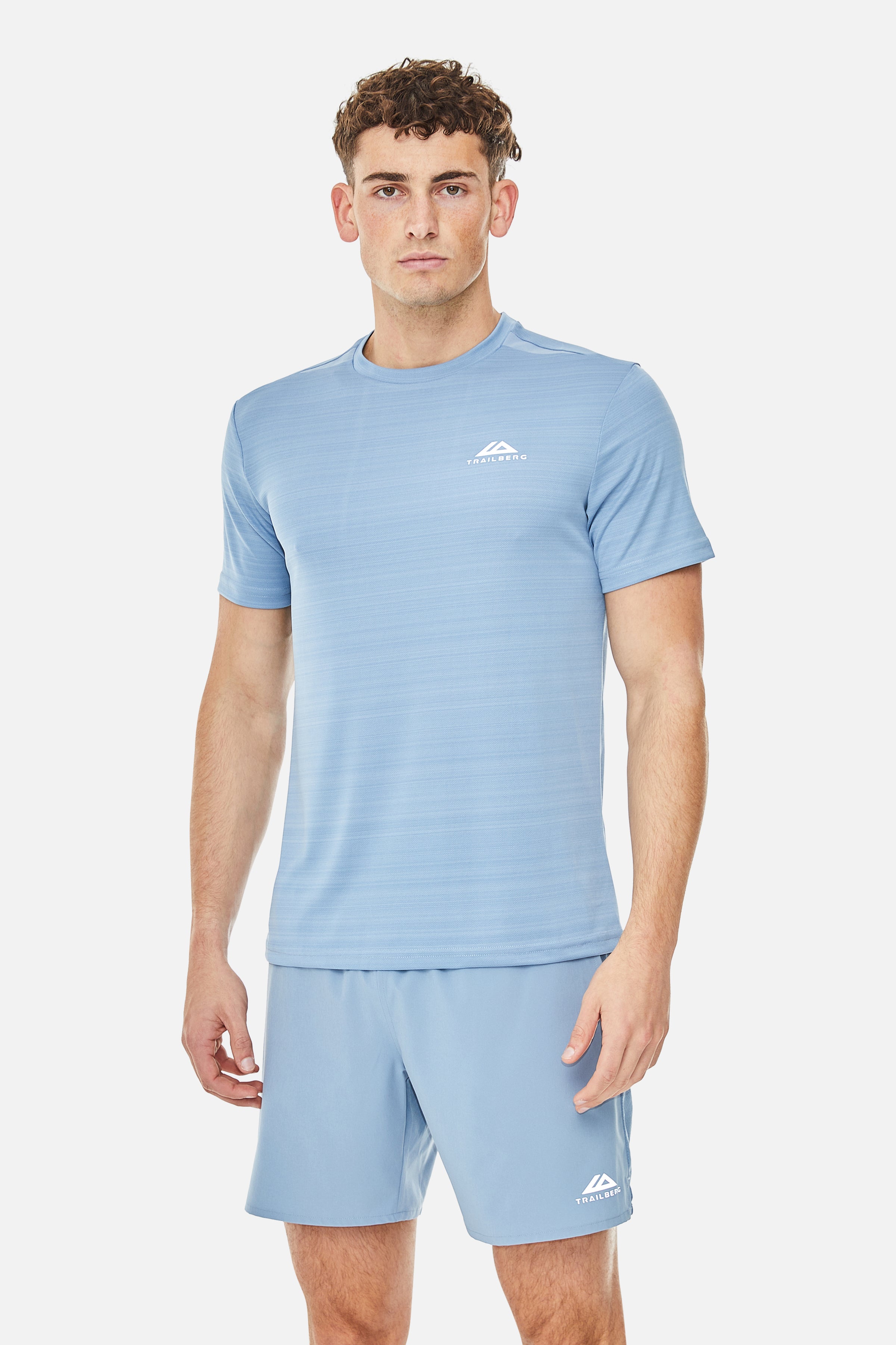 Cloud SS25 Tee - Washed Indigo/Frost Blue