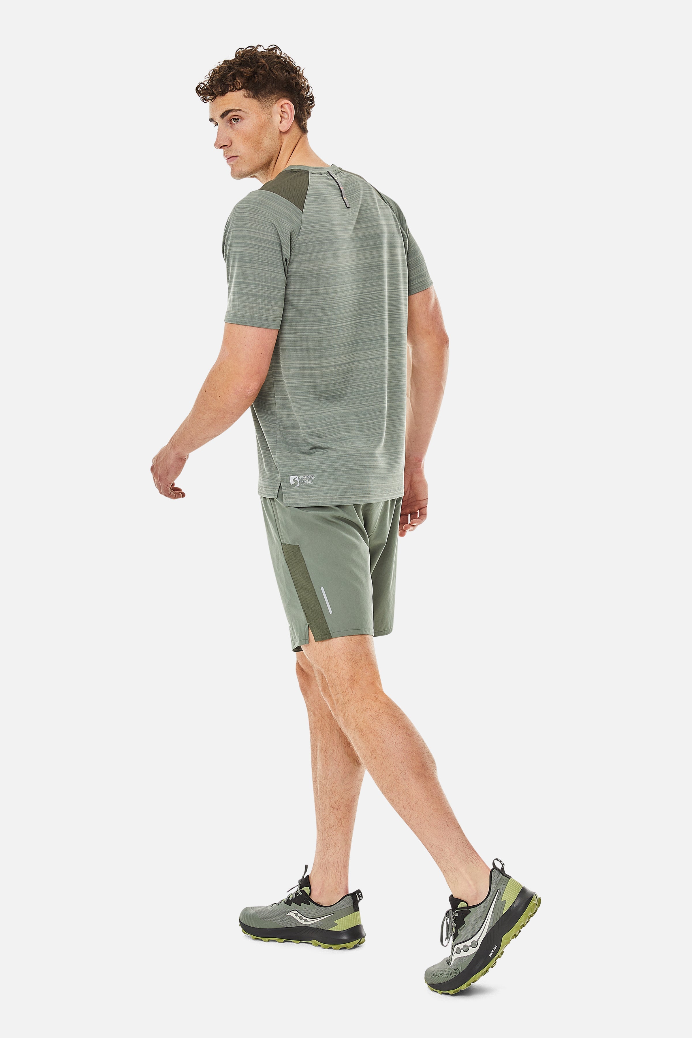 Triathlon SS25 Tee - Pine Dust/Dark Fern
