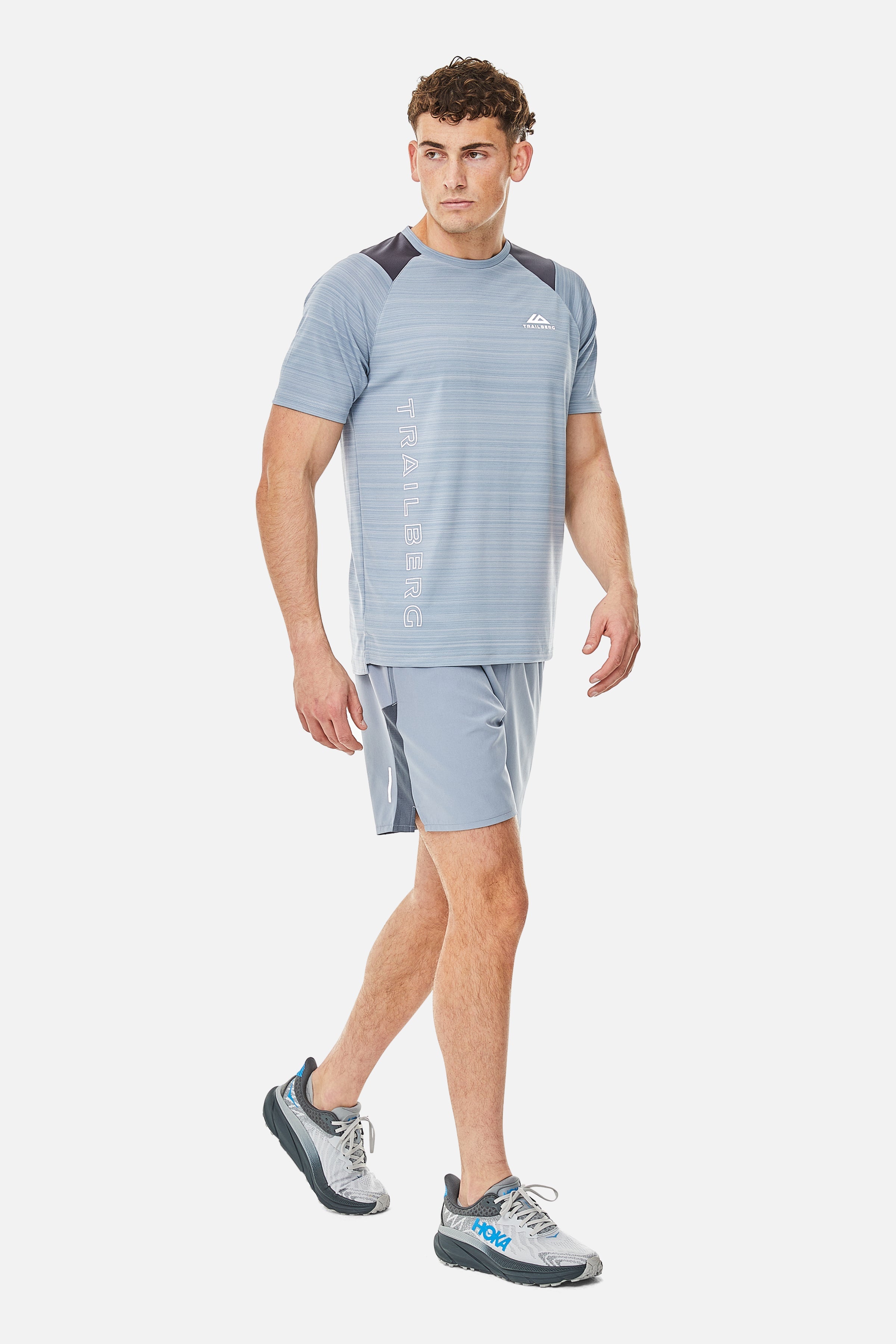 Triathlon SS25 Tee - Cloud Haze/Storm Grey