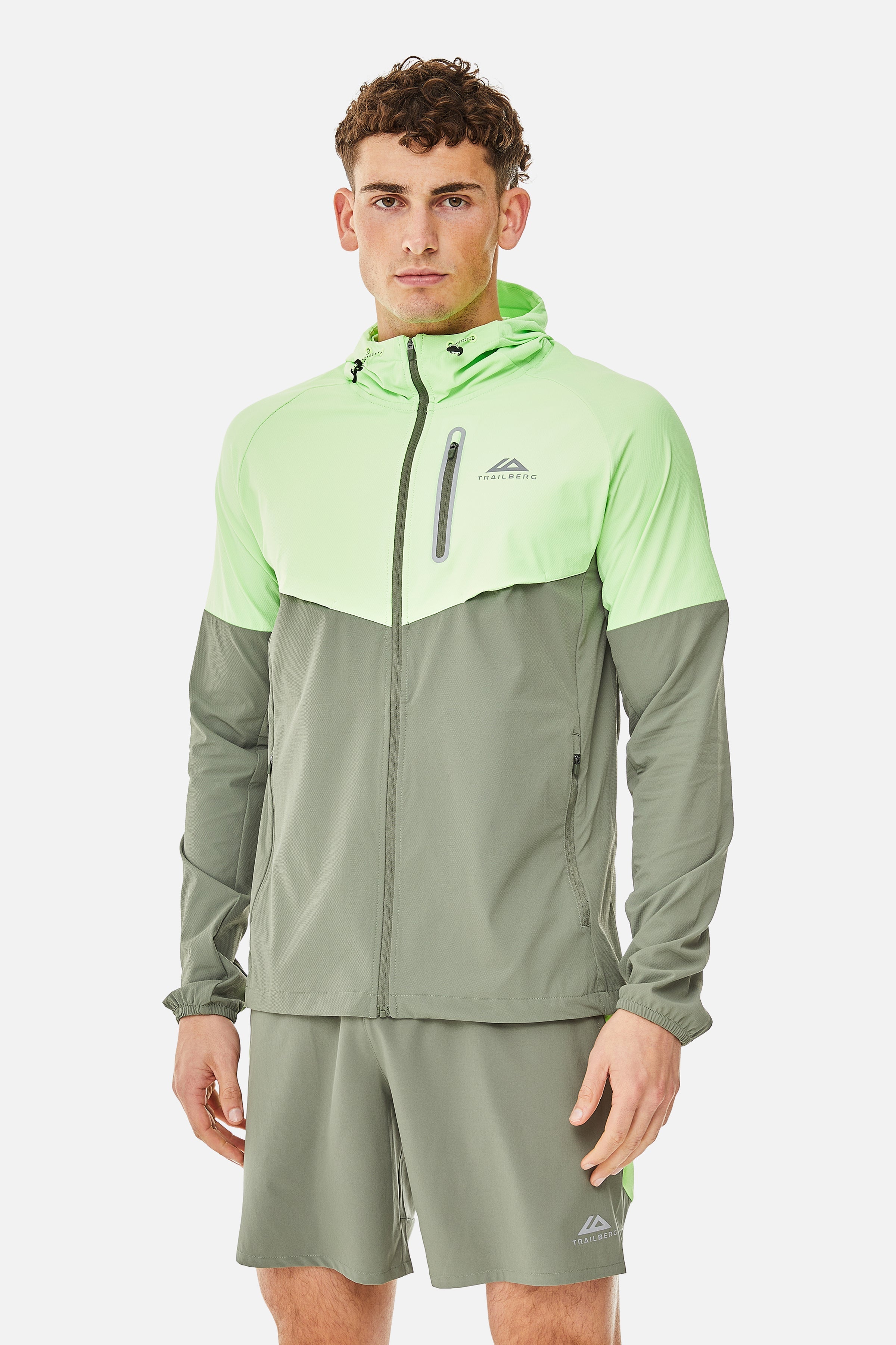Cloud SS25 Hood - Pine Dust/Neon Lime