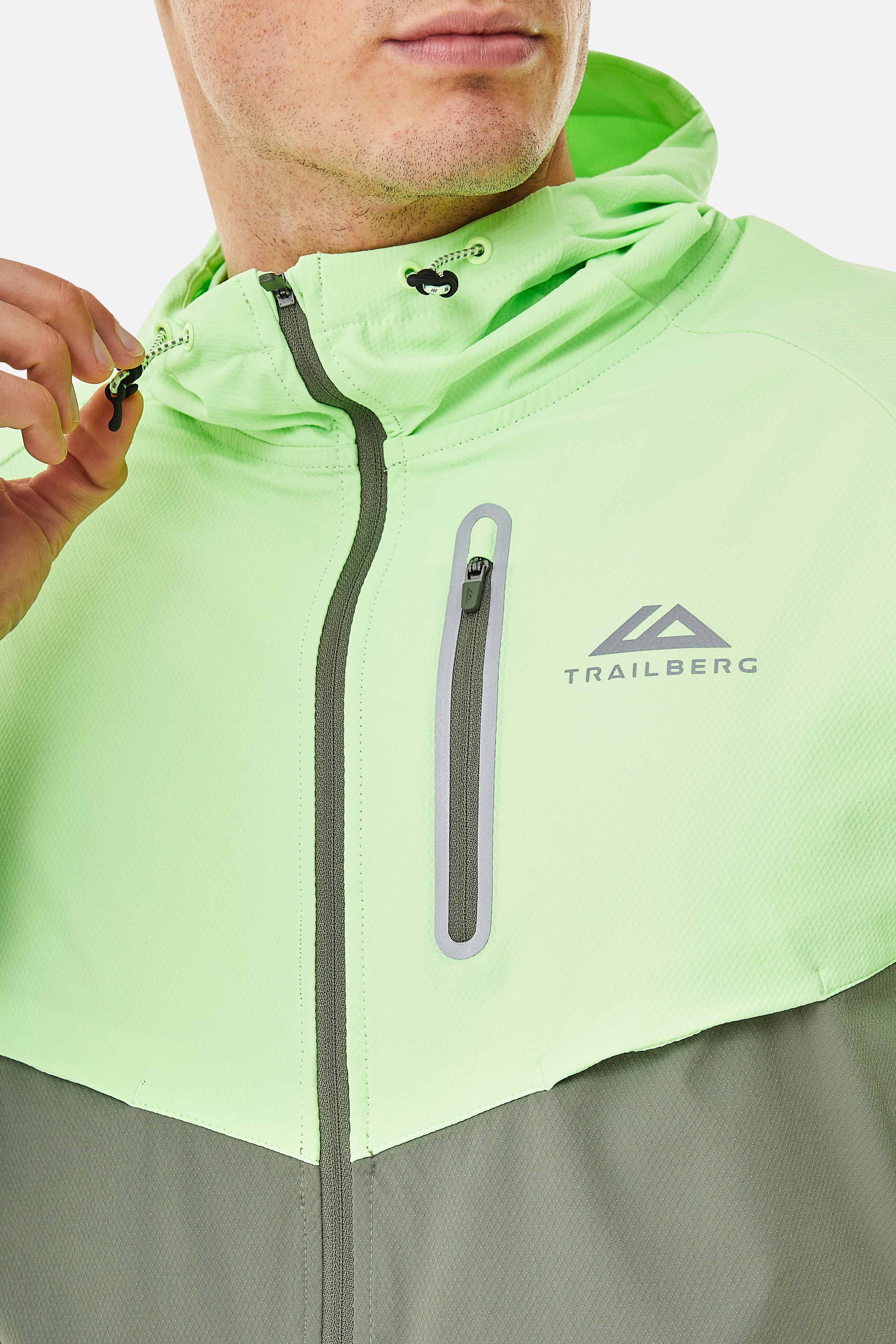 Cloud SS25 Hood - Pine Dust/Neon Lime