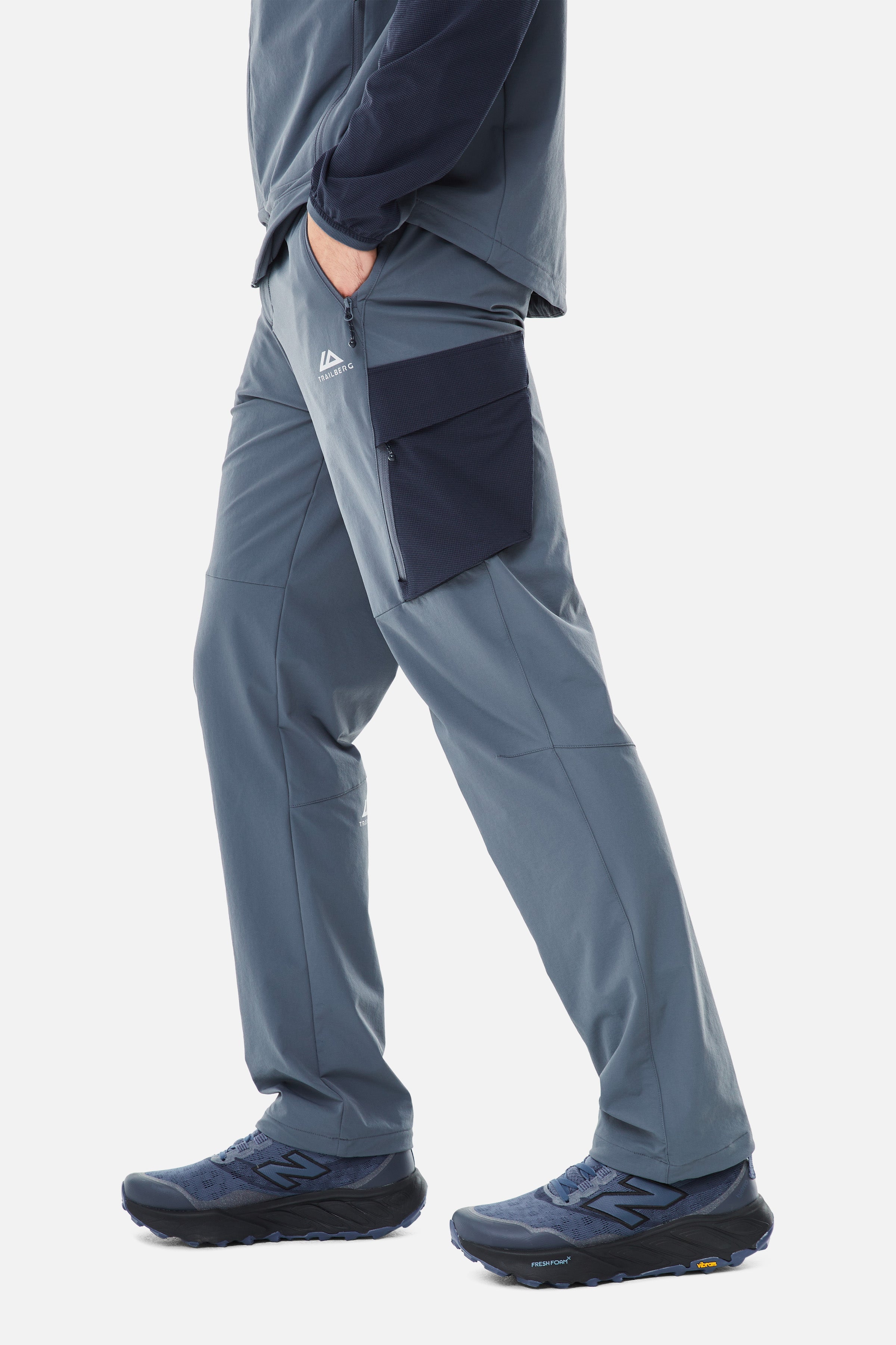 Faltenjura 2.0 Pant - Storm Grey/Deep Ocean