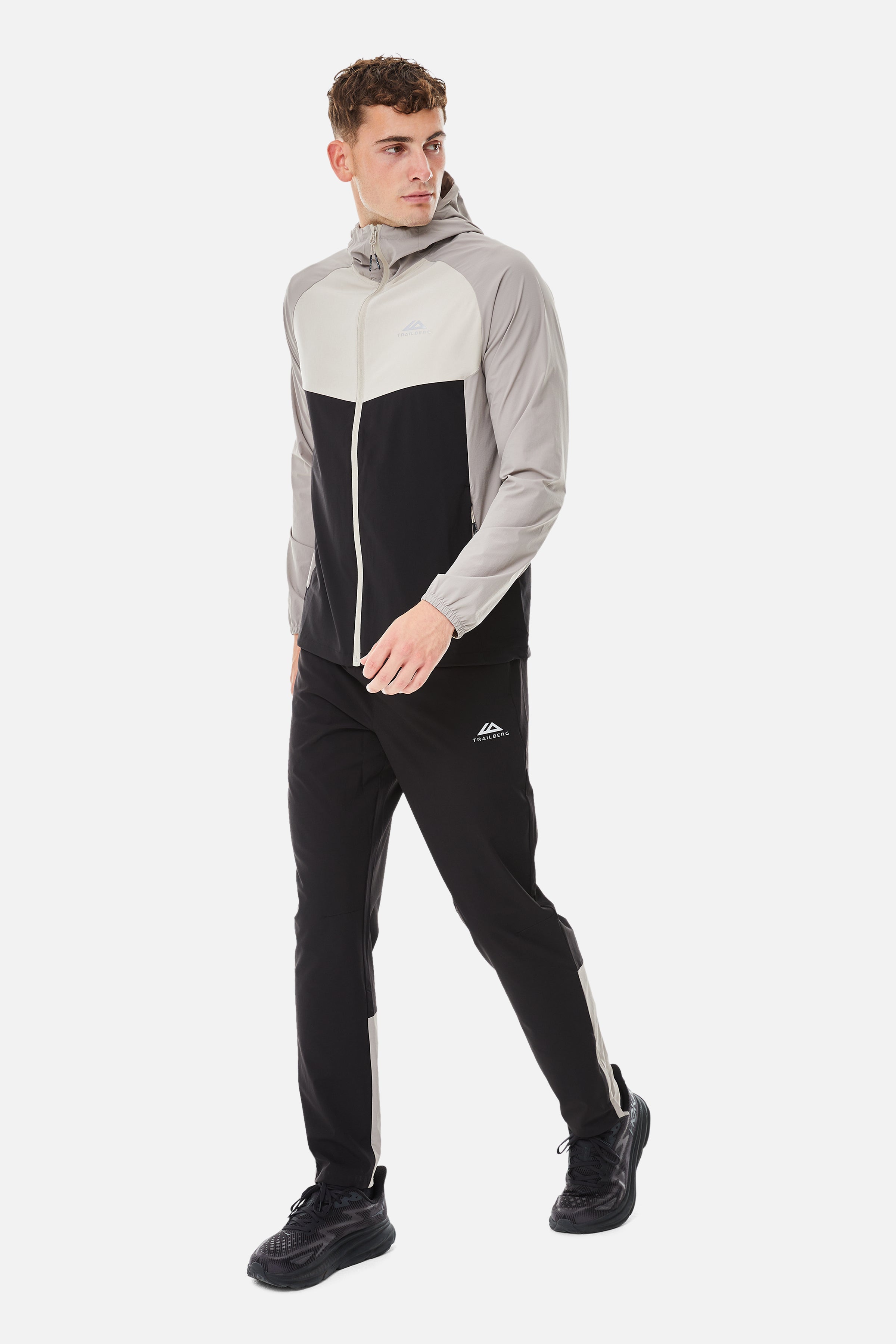 Focus Pant - Black/Pale Taupe