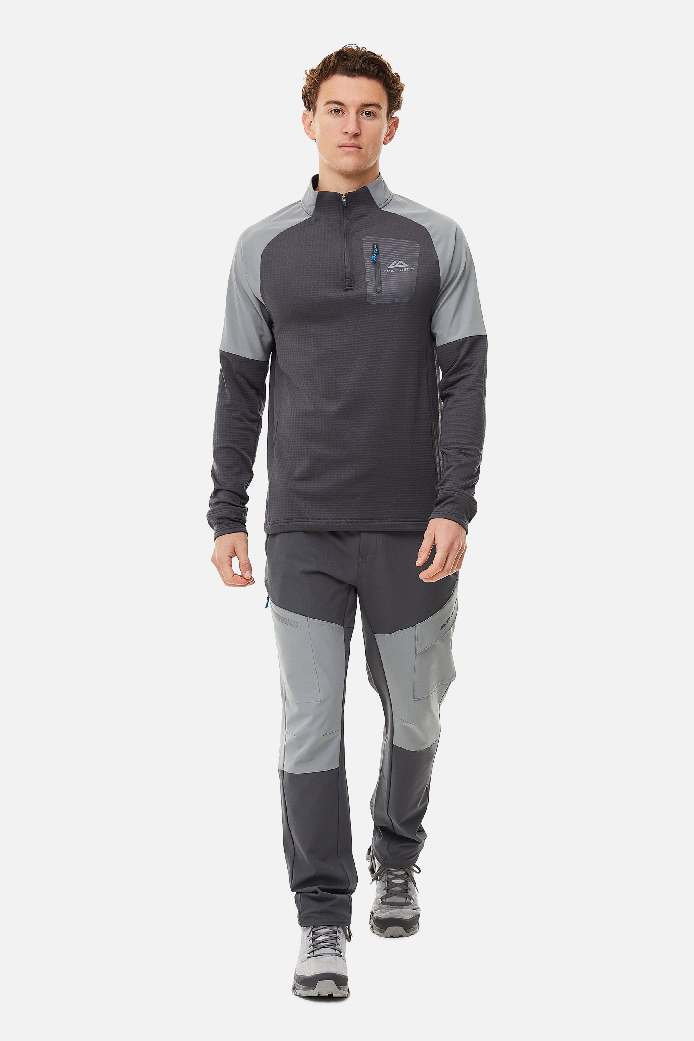 Elbrus 3.0 Quarter Zip - Grey/Light Grey