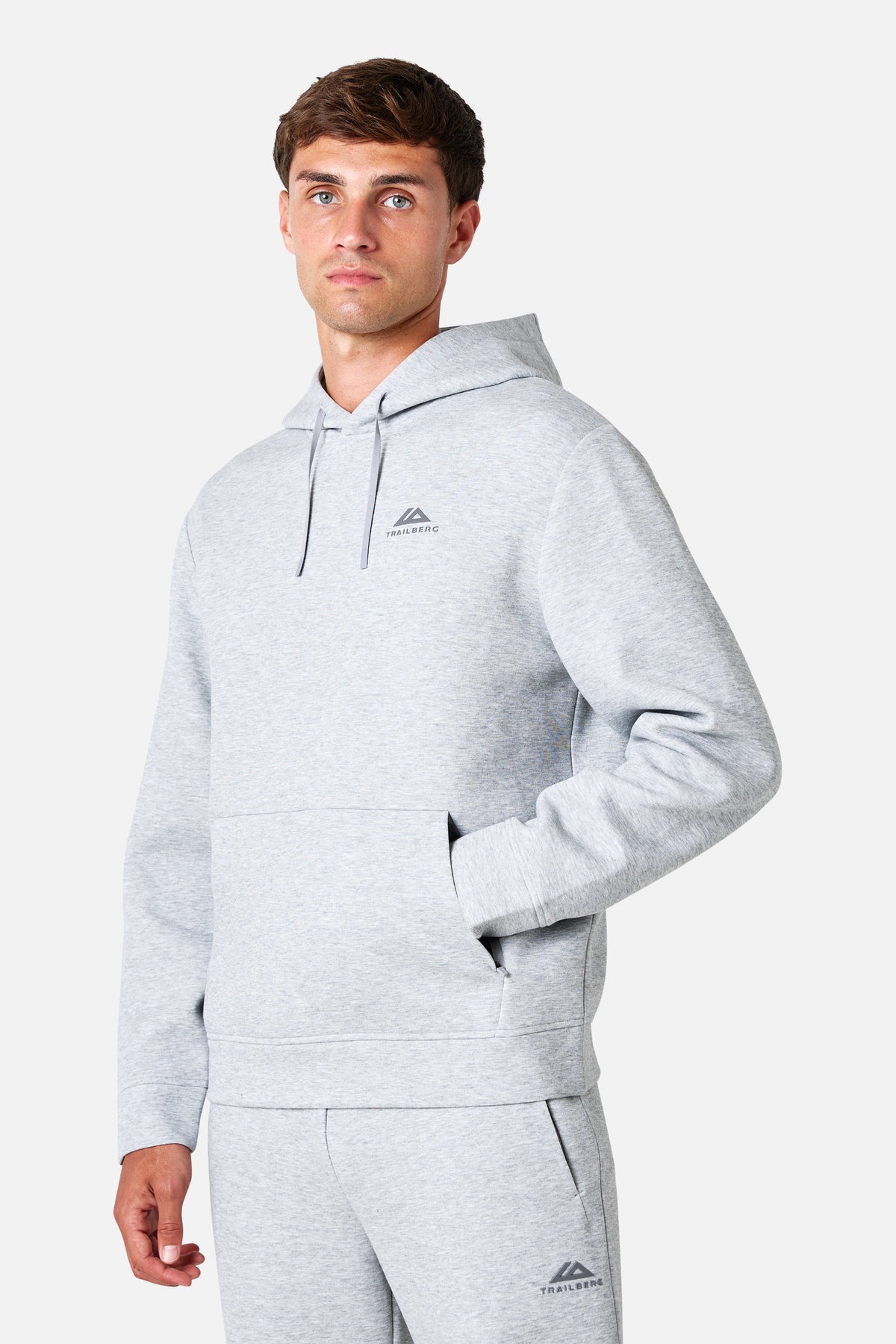 Vital Fleece Hood - Grey Marl