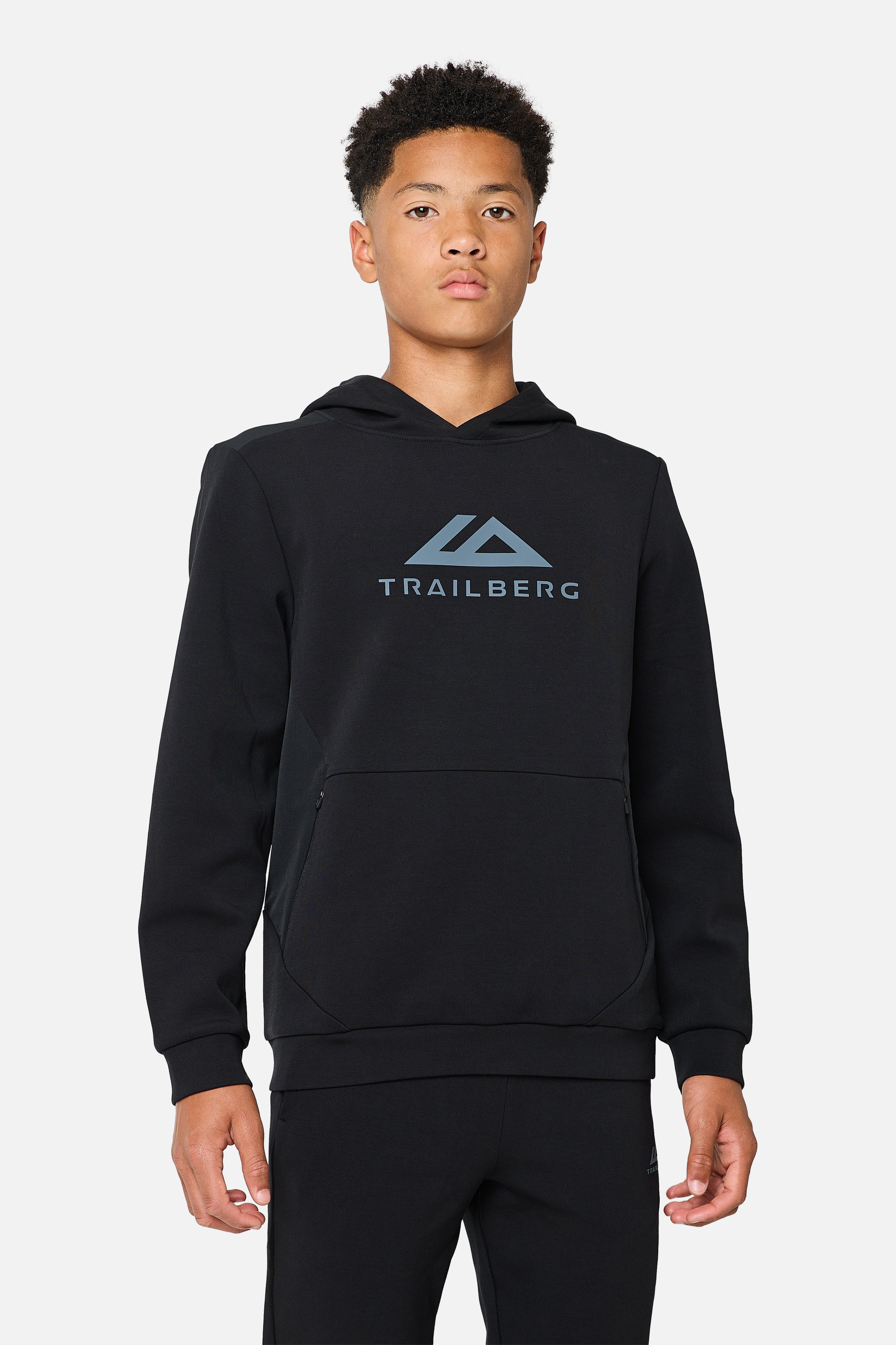 Boys Stormlight Tracksuit - Black/Graphite Grey