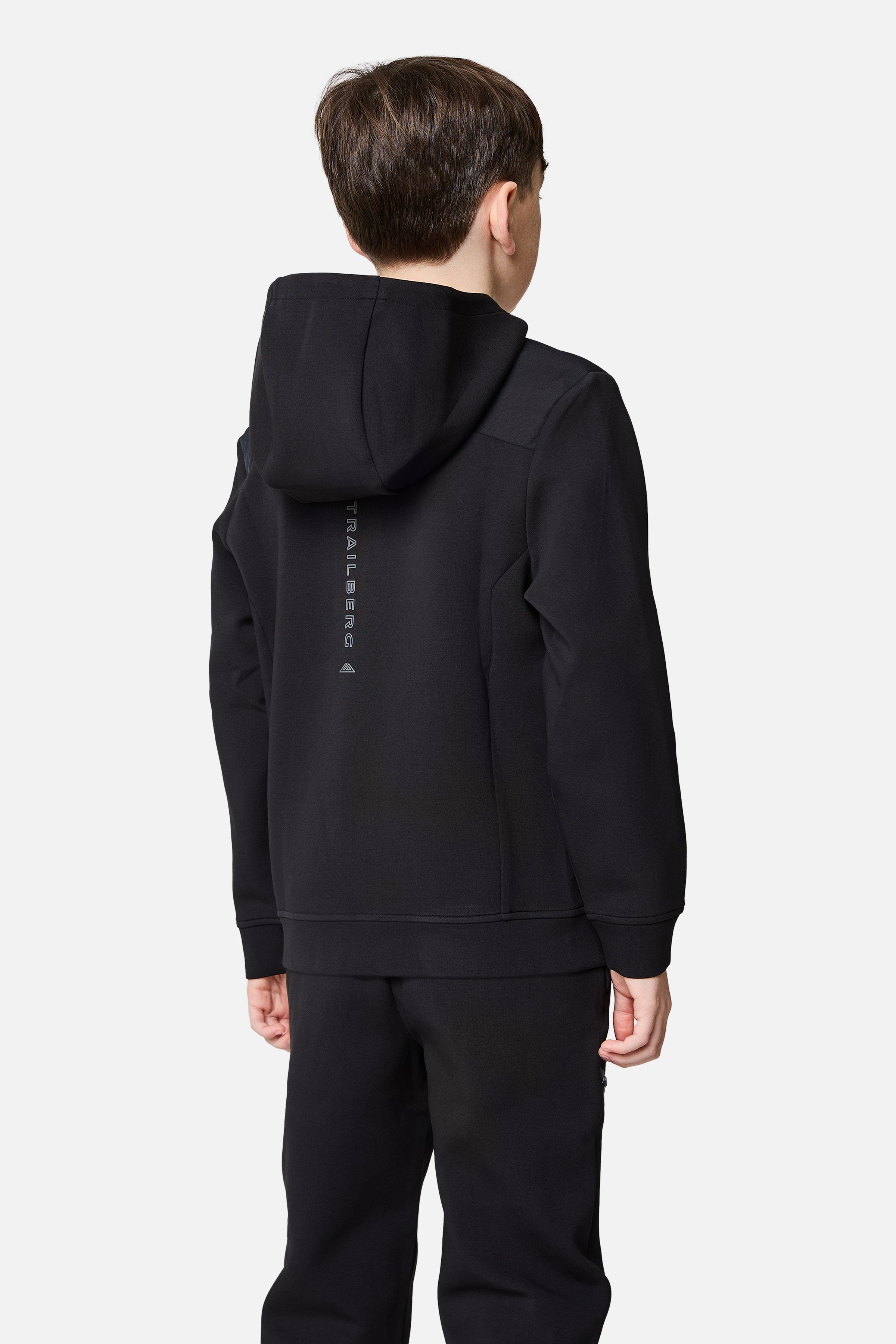 Boys Ignite Fleece Hood - Black