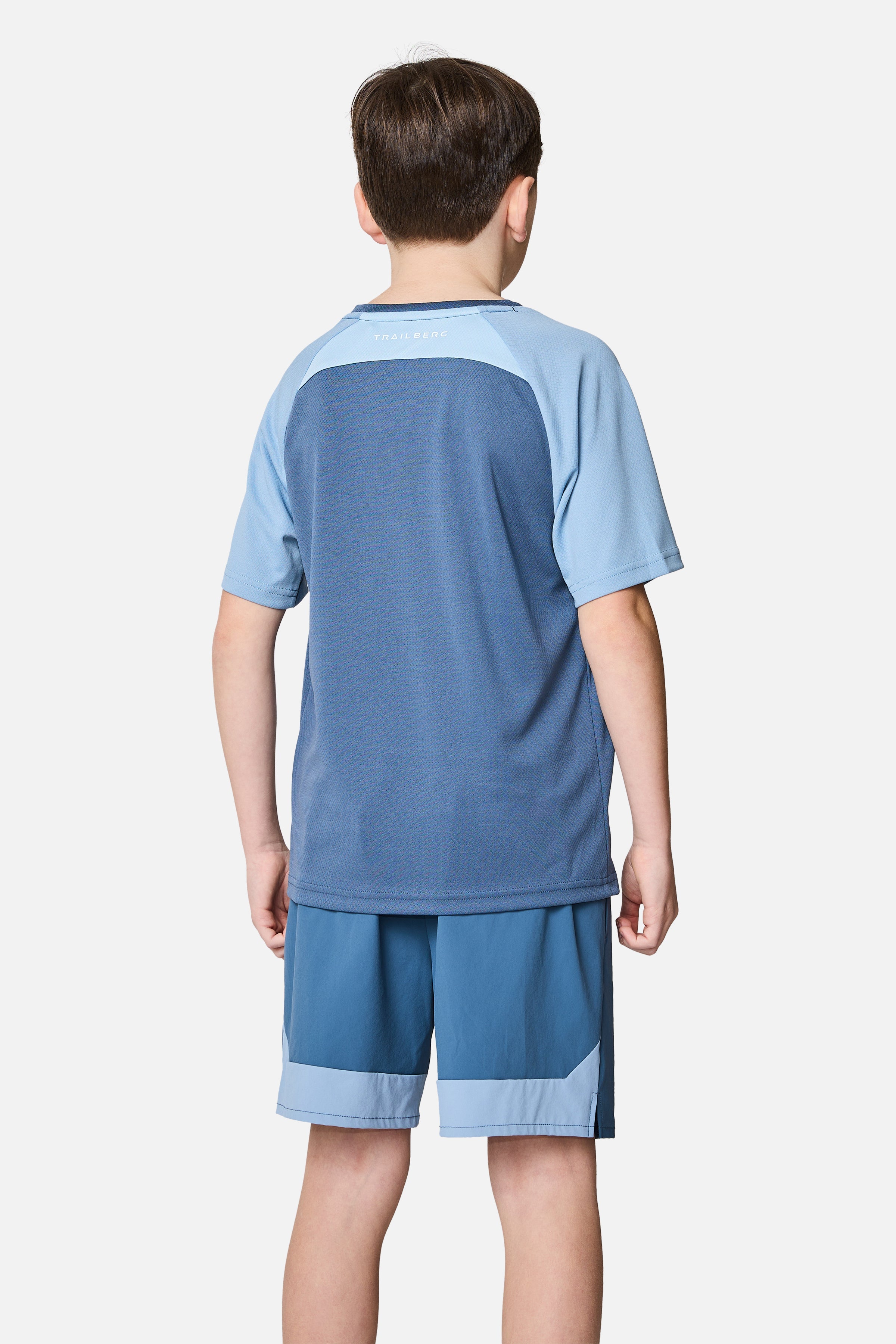 Boys Triathlon 3.0 Tee - Breeze / Washed Indigo