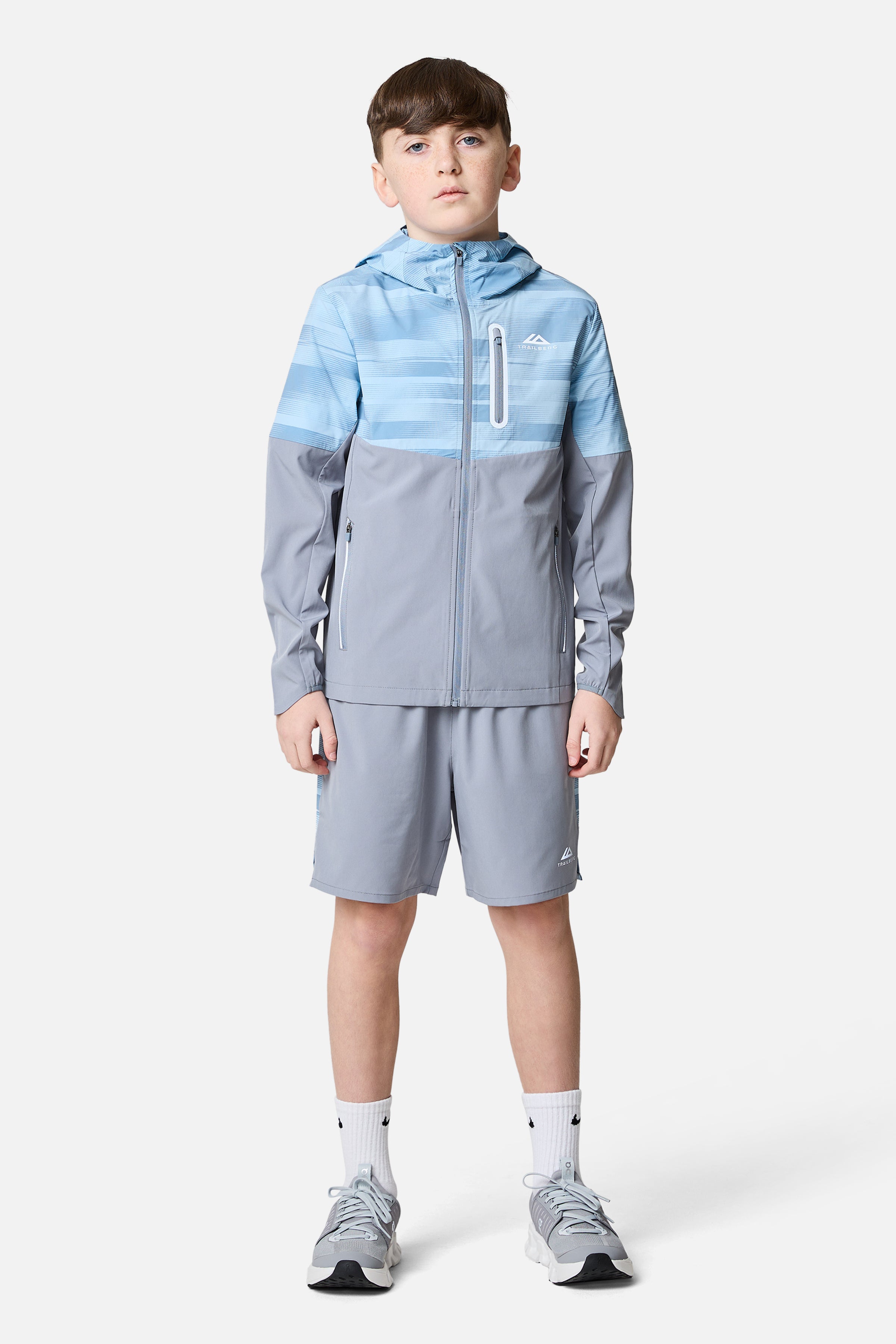 Boys Dimension Windbreaker - Cloud Haze/Dove Blue/Washed Indigo