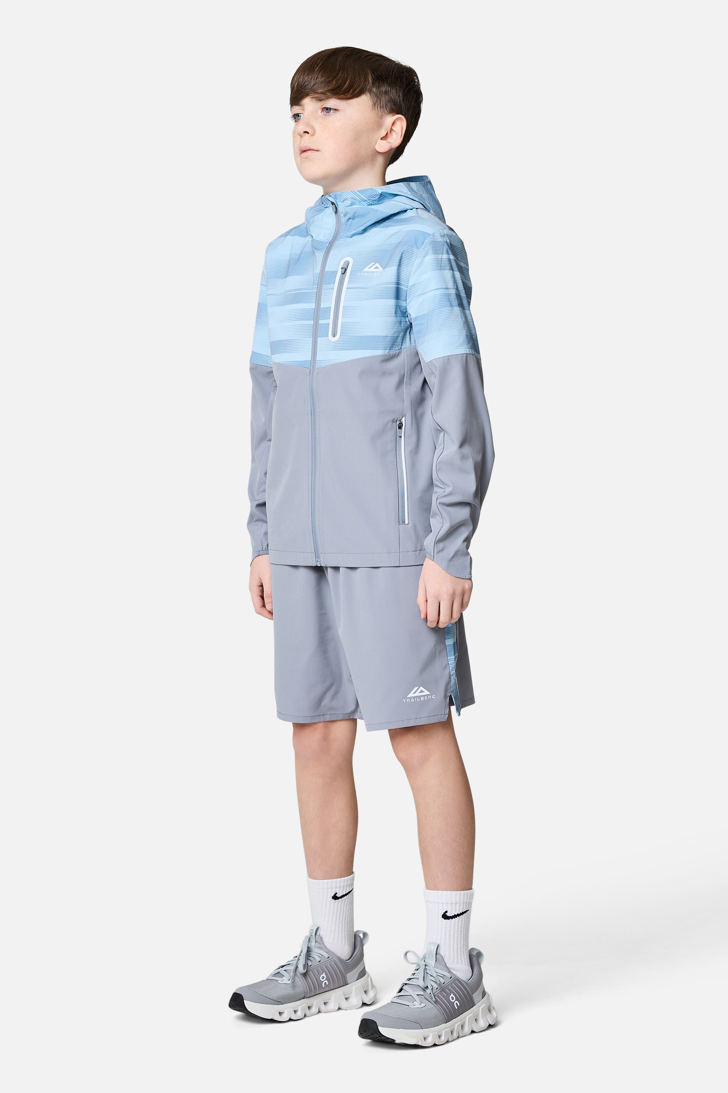 Boys Dimension Windbreaker - Cloud Haze/Dove Blue/Washed Indigo