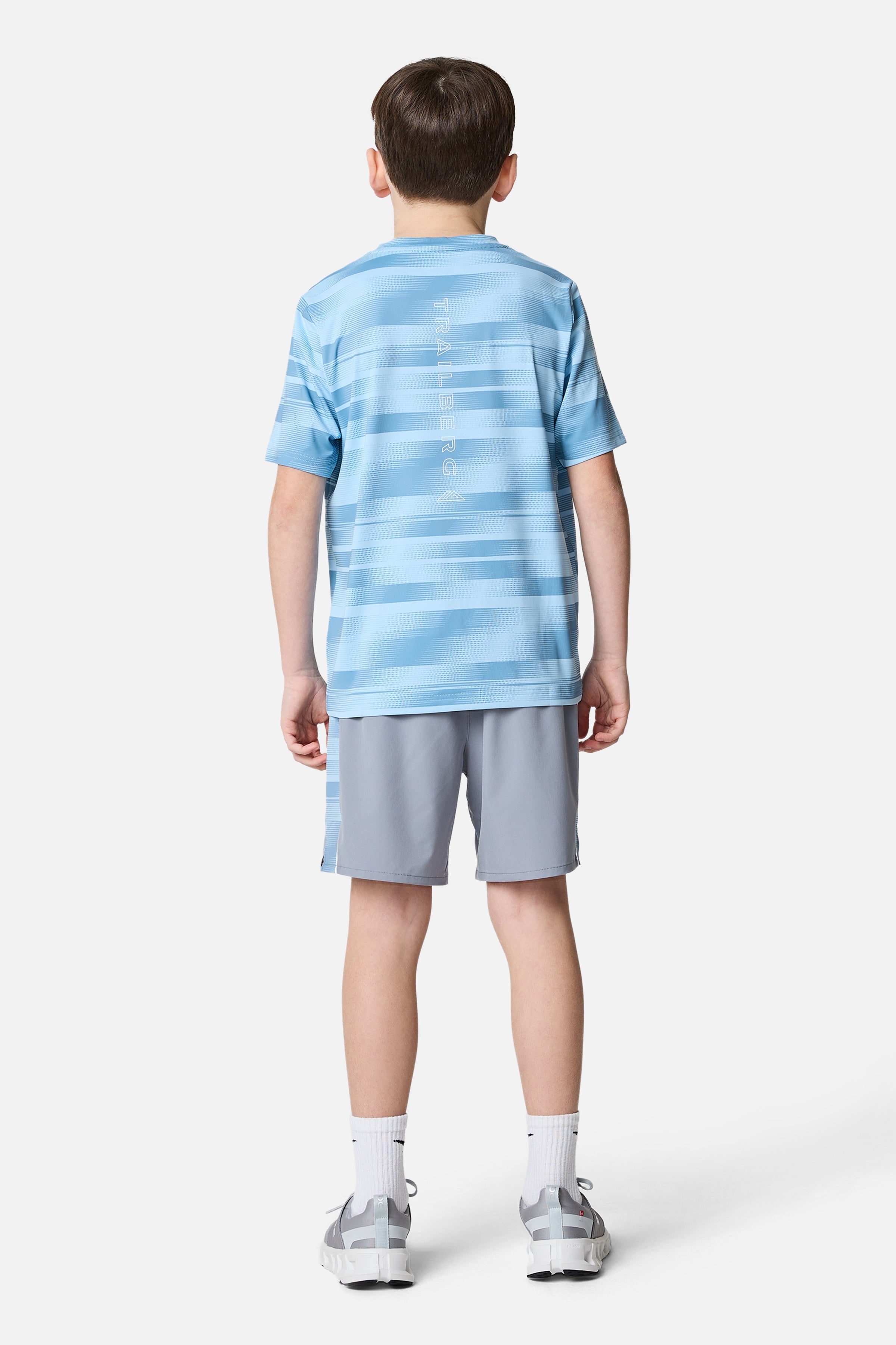 Boys Dimension Tee - Dove Blue / Washed Indigo