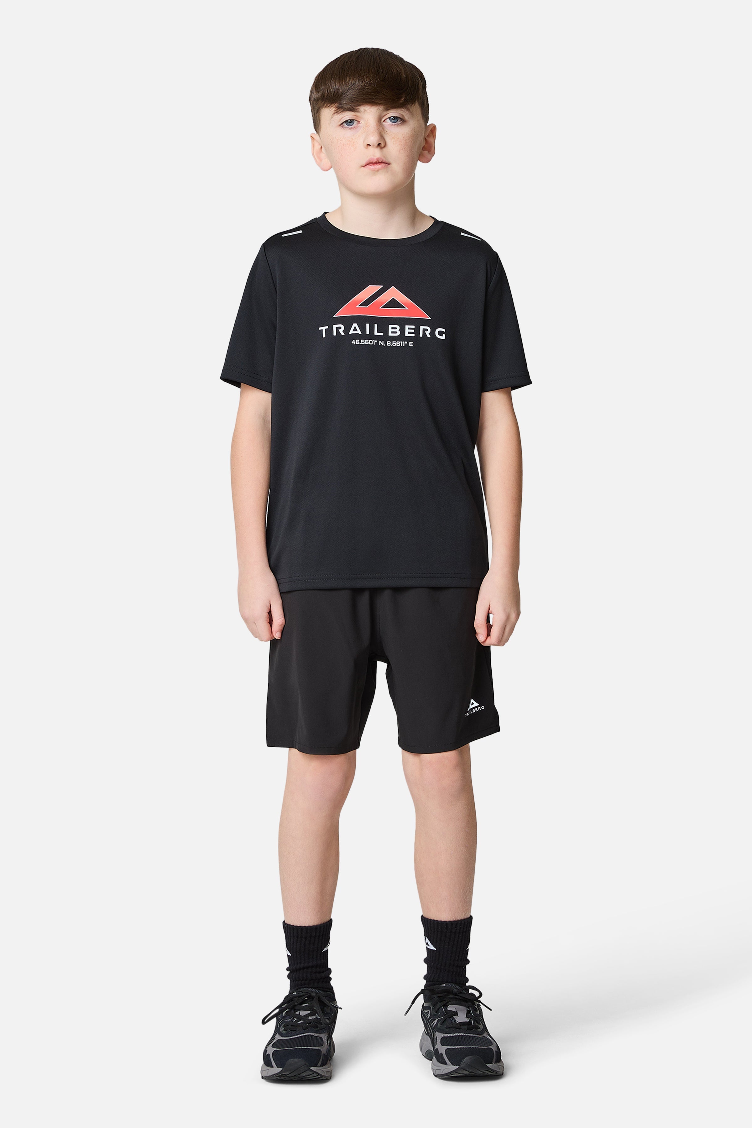 Boys Interval Tee - Black