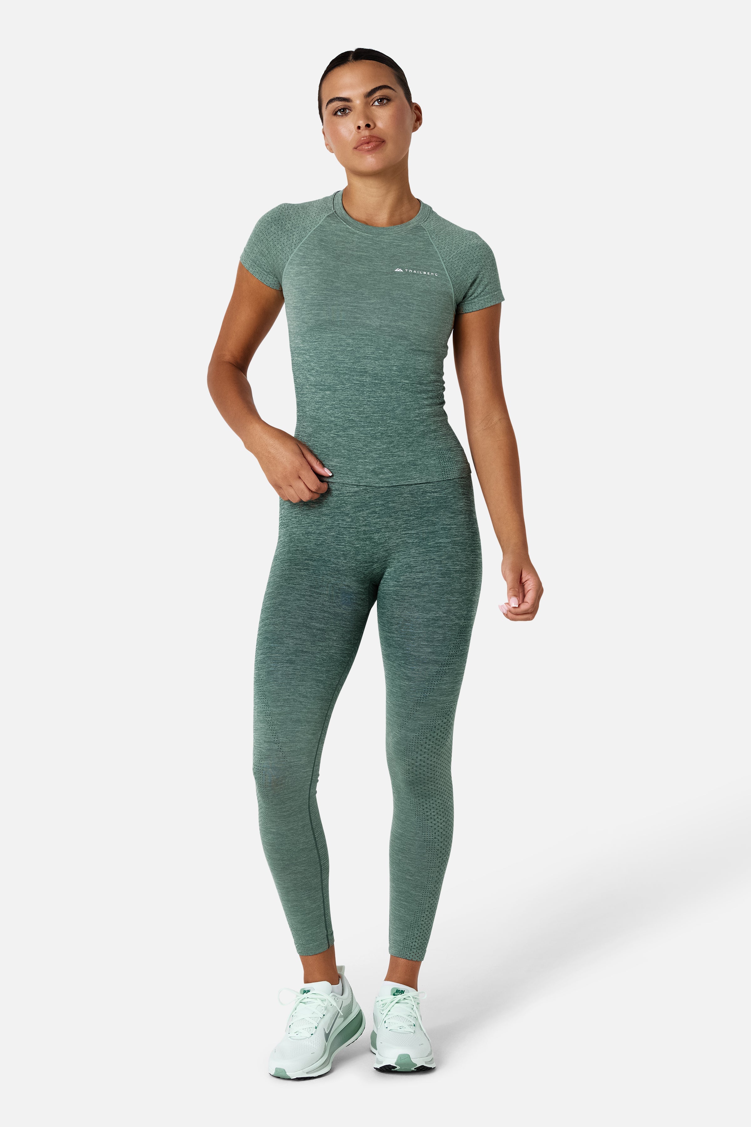 Womens Evocurve Seamless Legging - Aloe Frost