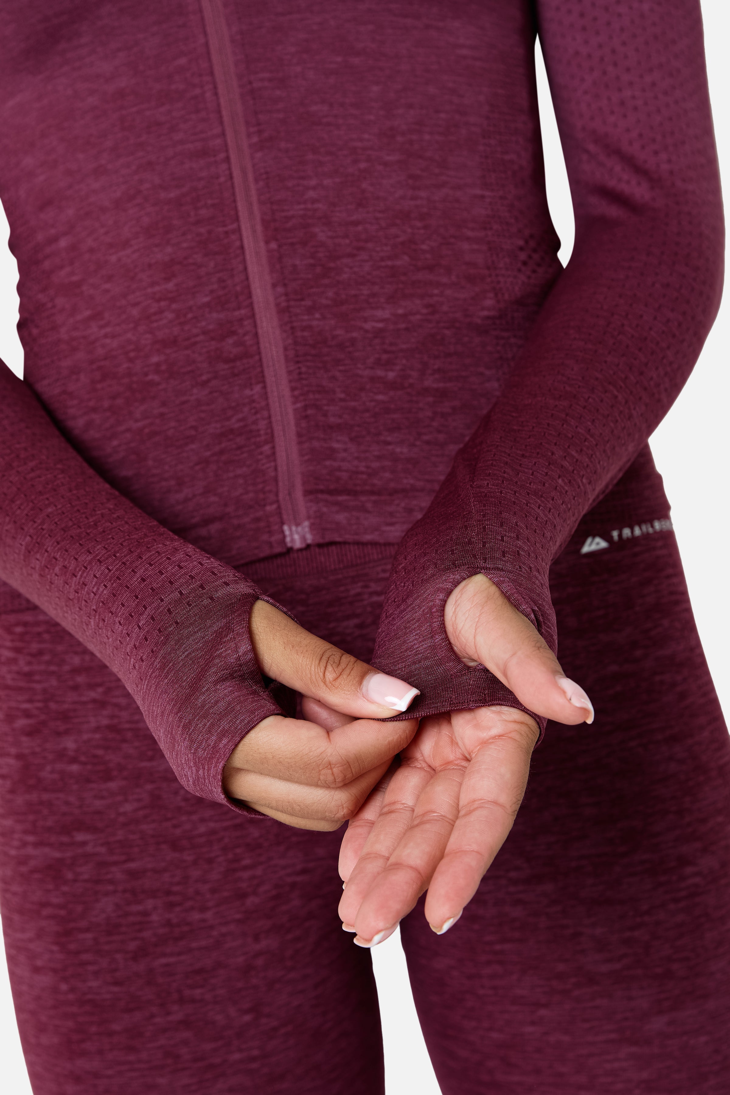 Womens Evocurve Seamless Jacket Set - Mineral Blush