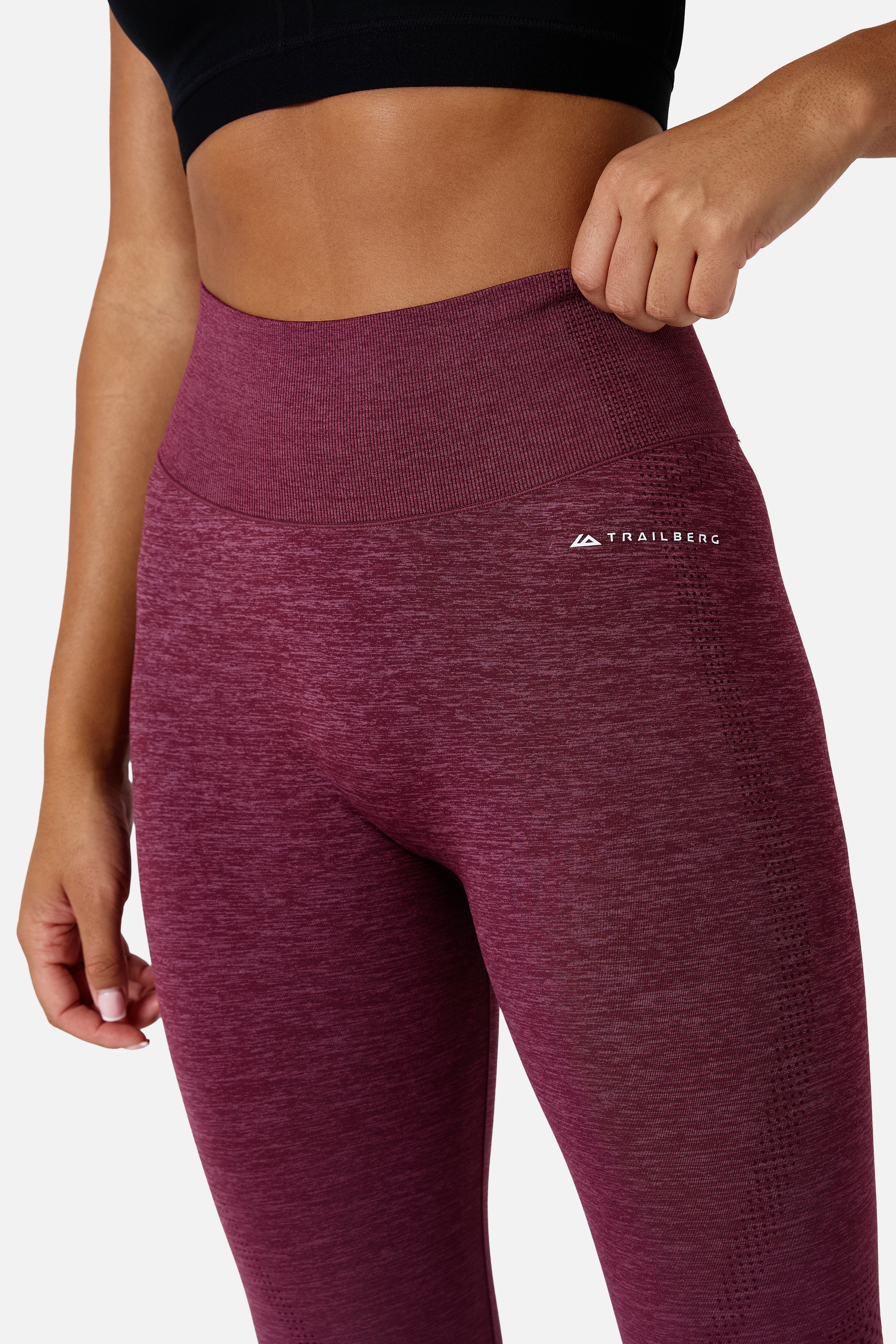 Womens Evocurve Seamless Legging - Mineral Blush