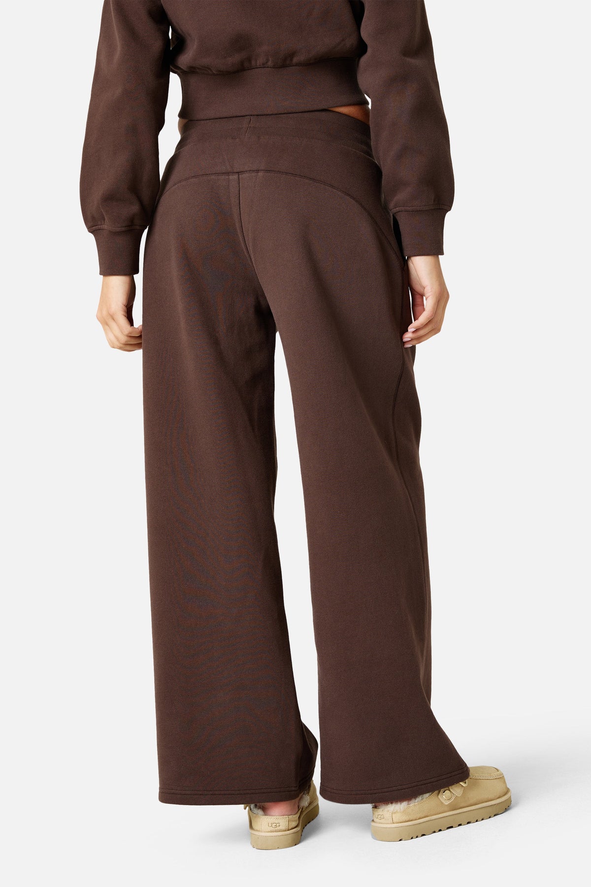 Womens Sculpt Fleece Jogger - Bitter Chocolate