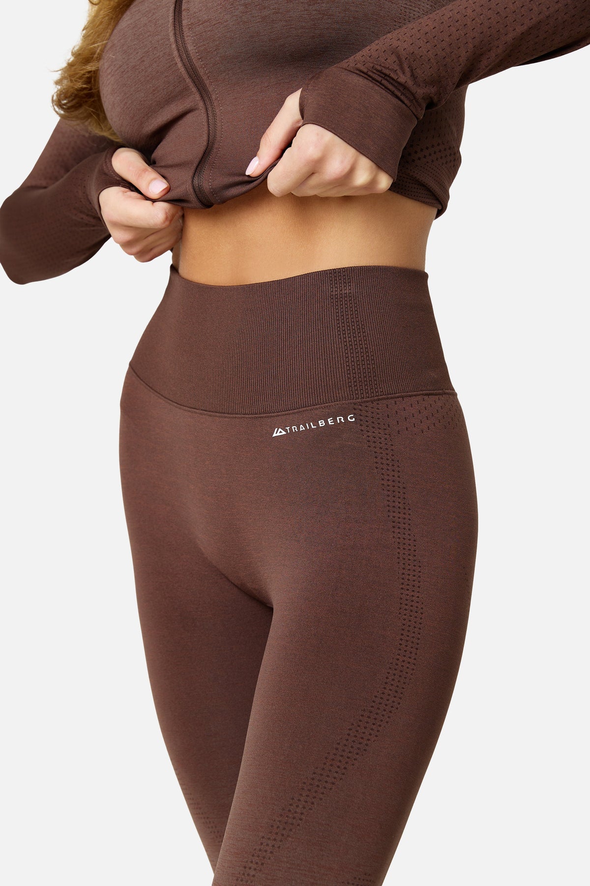 Womens Evocurve Seamless Legging - Bitter Chocolate