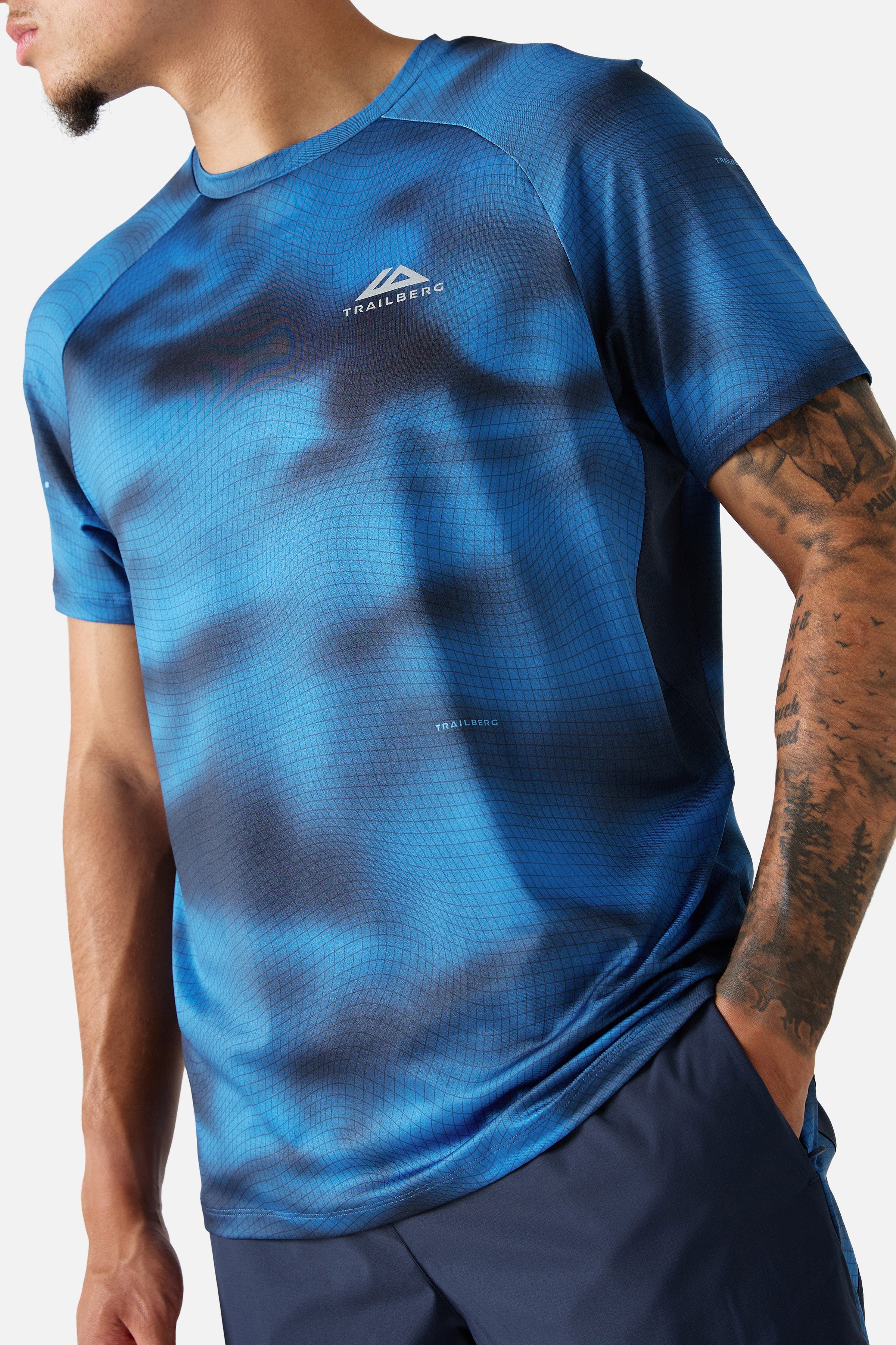 Haze Tee - Storm Blue
