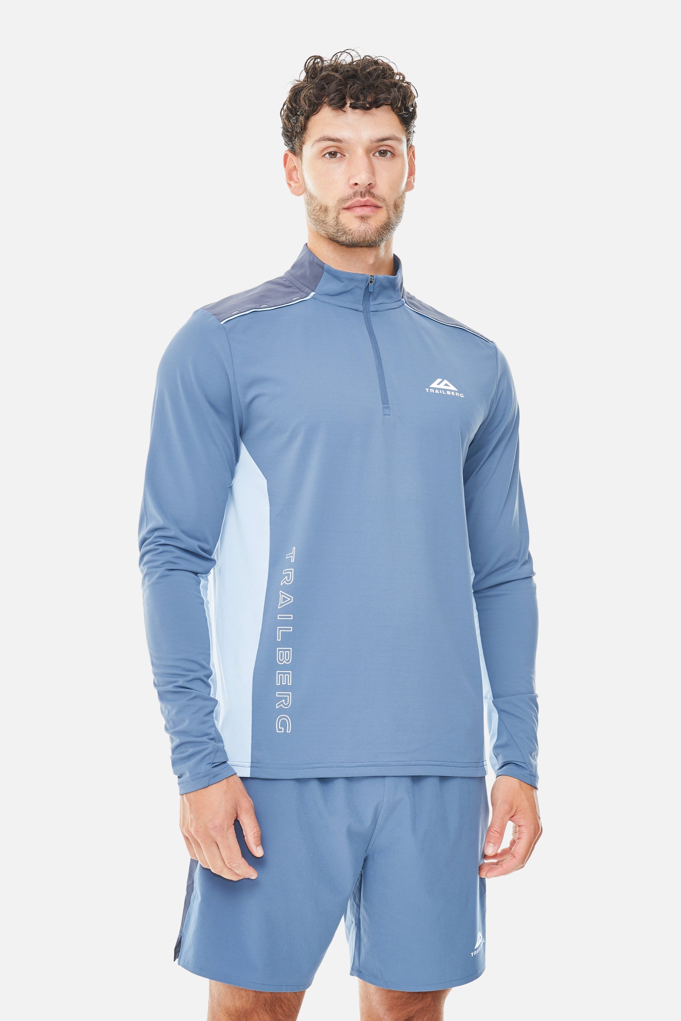 AW25 Triathlon 1/4 Zip - Breeze/Eclipse Blue/Blue Frost