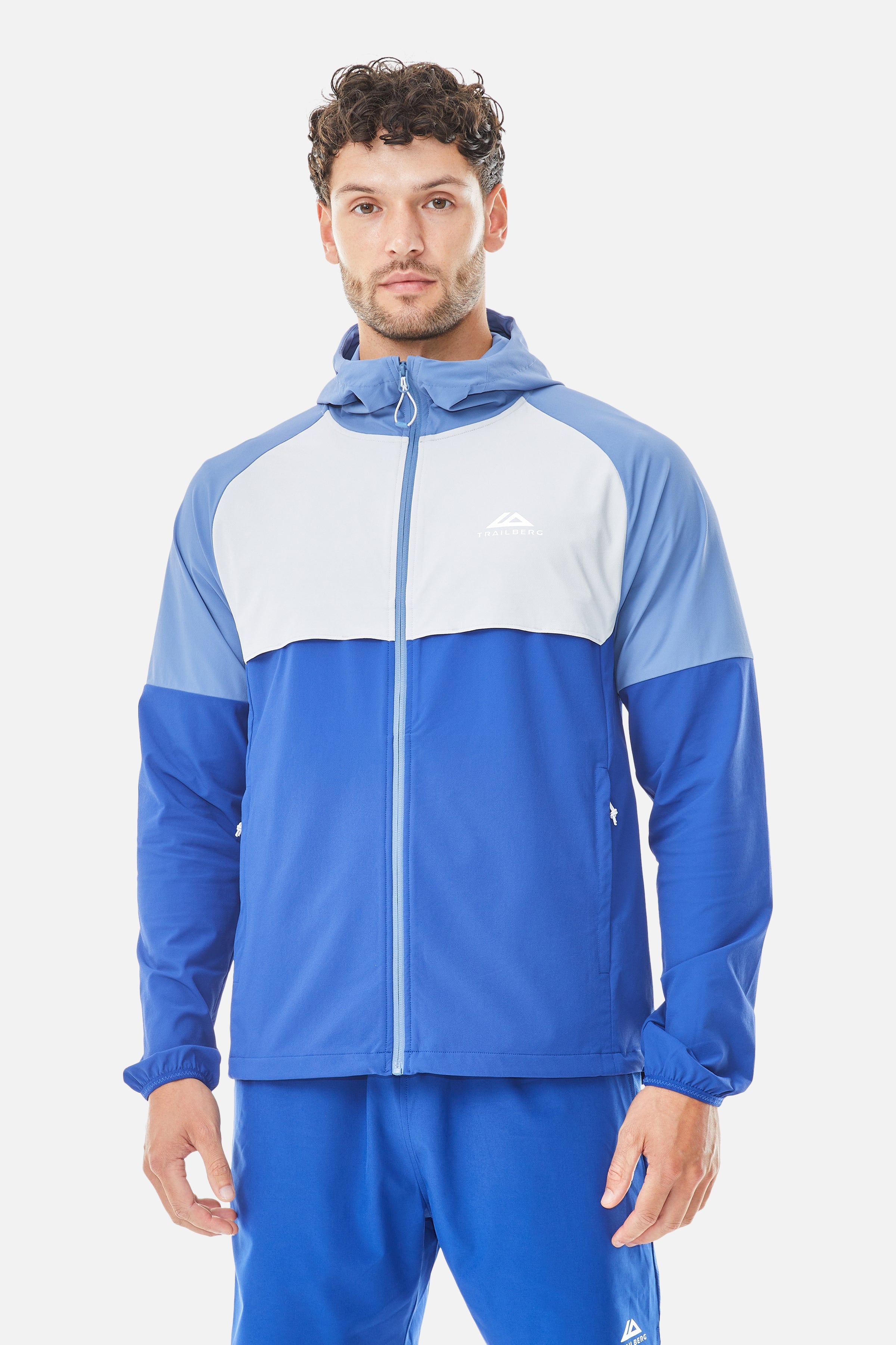 Vista Windbreaker - Space Blue/Blue Essence/Pixel Grey
