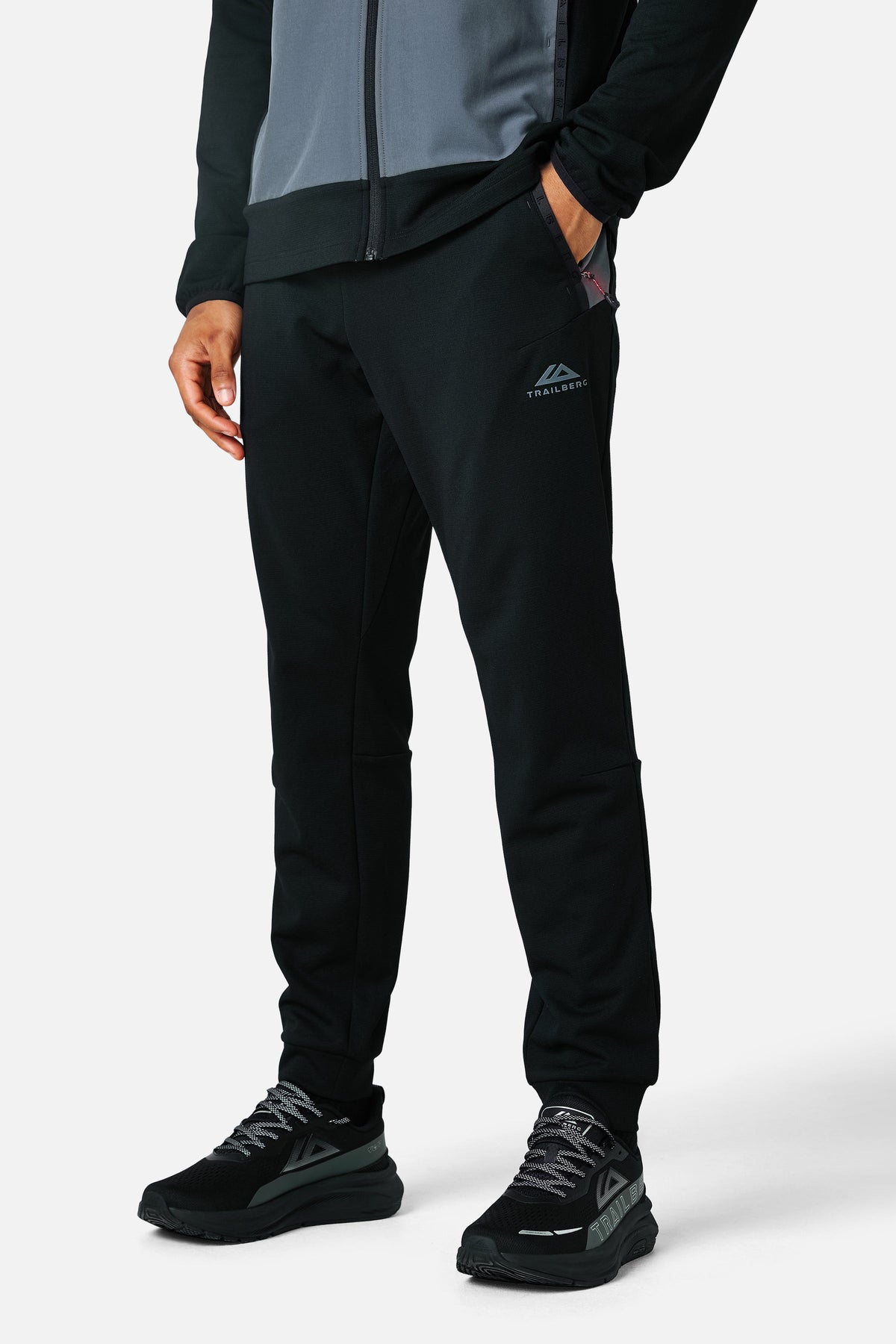 Triathlon Ultra Fleece Tracksuit - Black/Graphite Grey