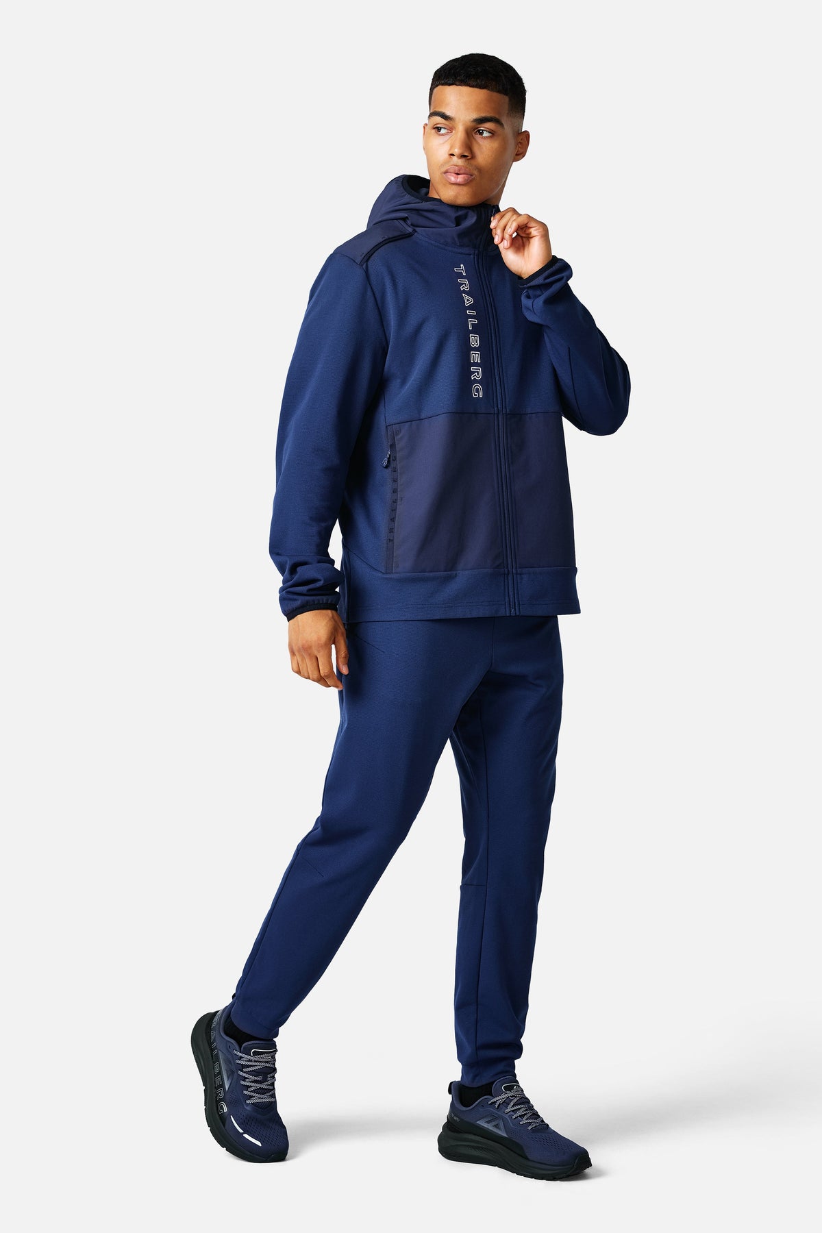 Triathlon Ultra Fleece Zip Hood - Shadowcore/Midnight Blue