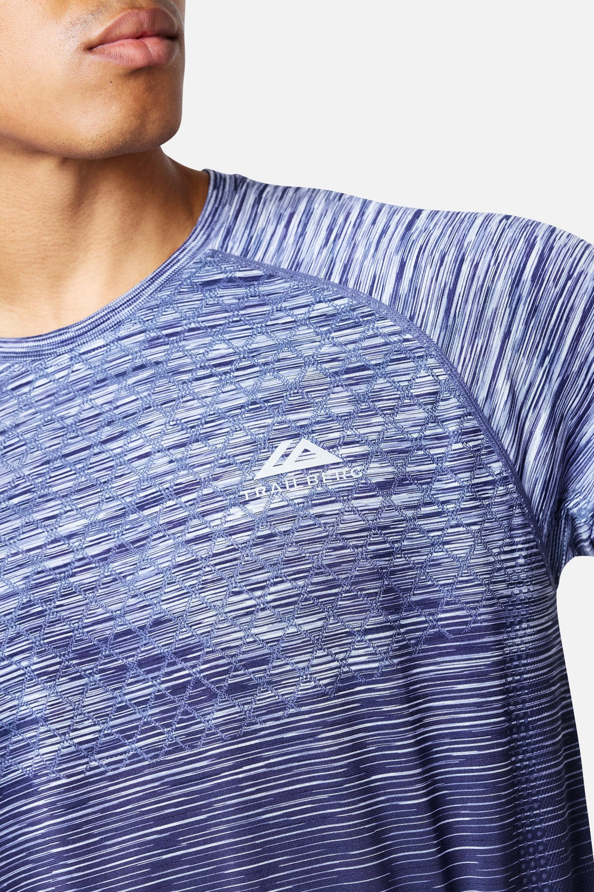 Stride Seamless Tee - Nightflare/Blue Shift/Blue Ice