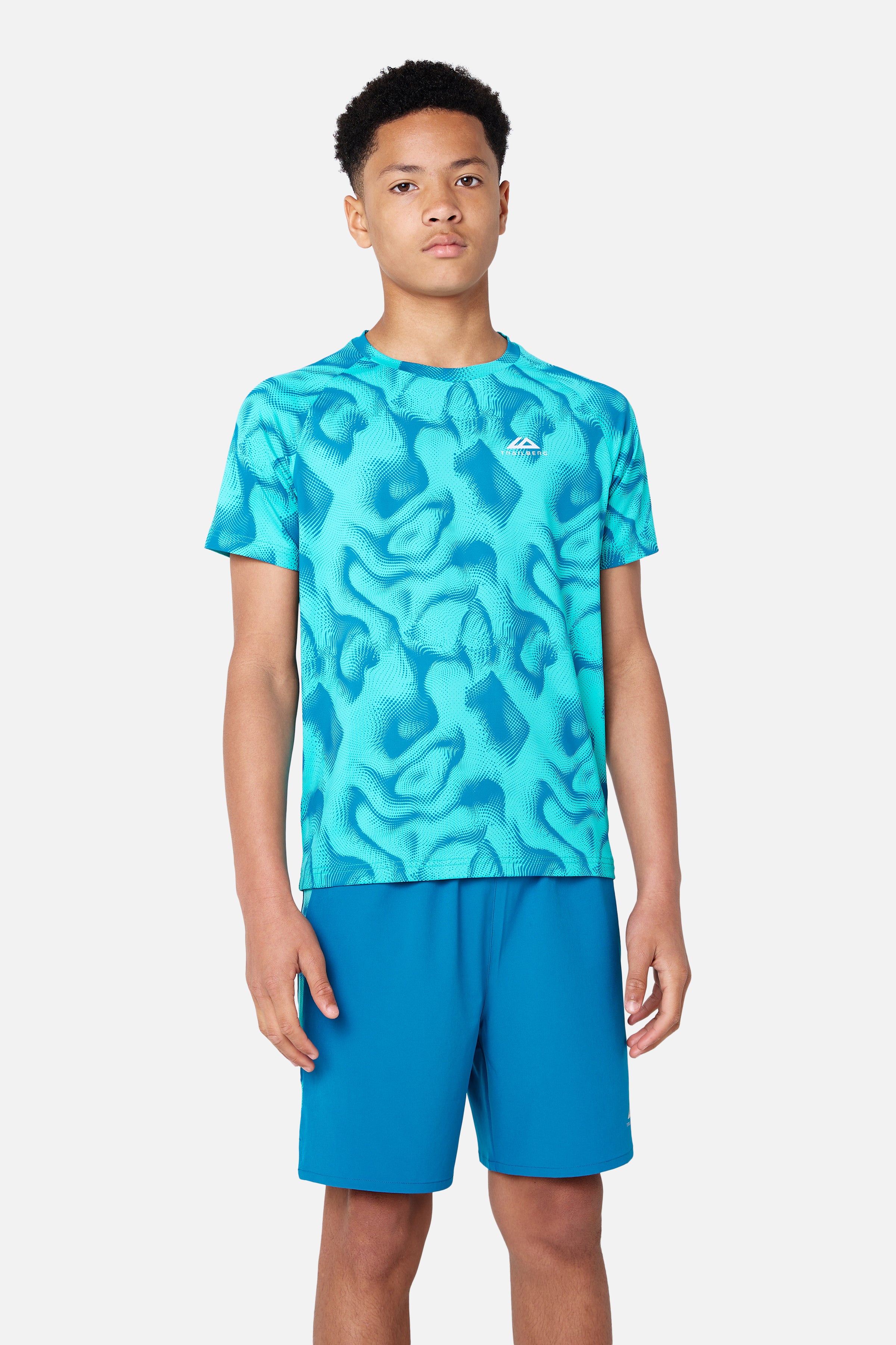 Boys Kinetic Tee - Ocean Spray/Tropical Depths