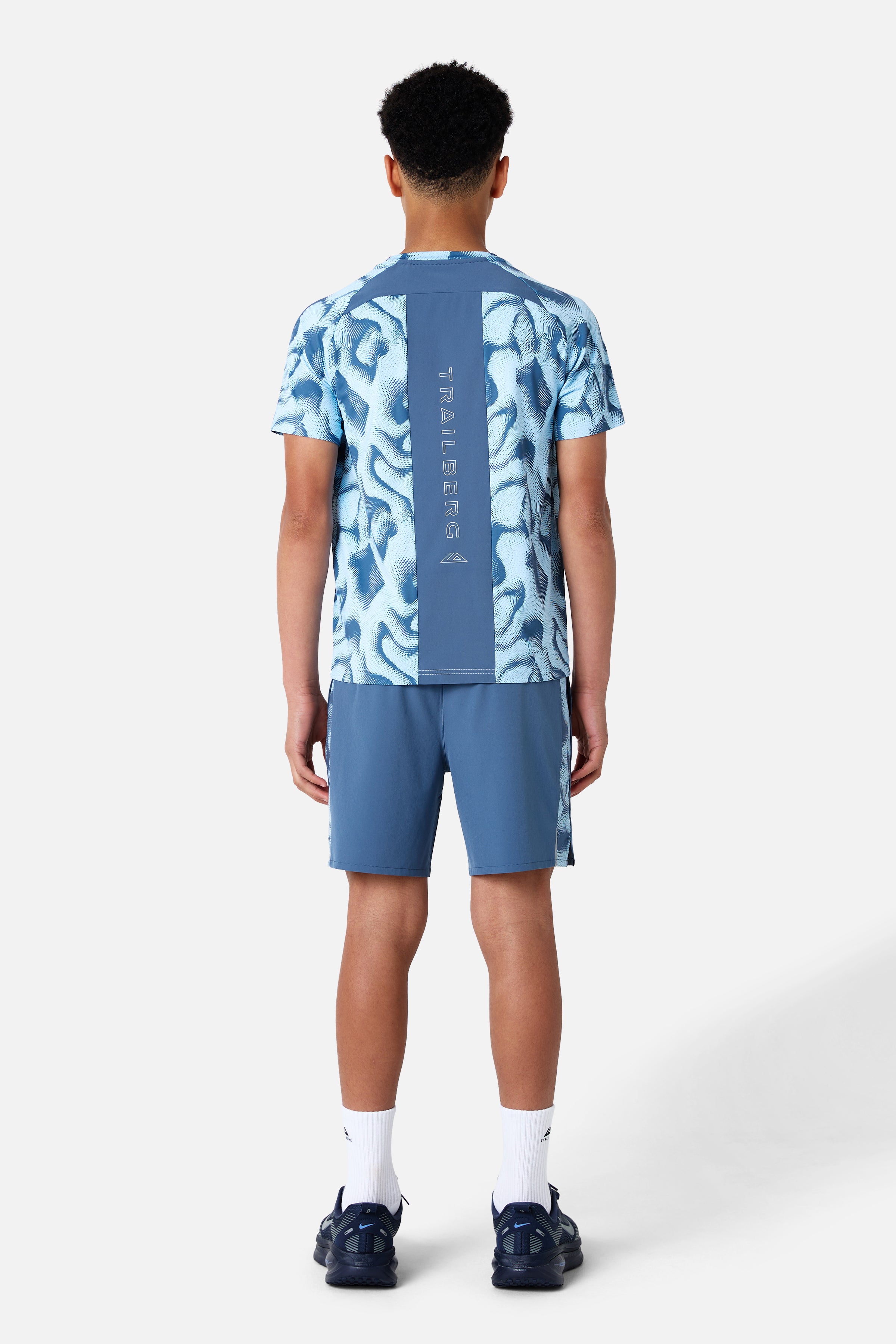 Boys Kinetic Tee - Breeze/Dove Blue