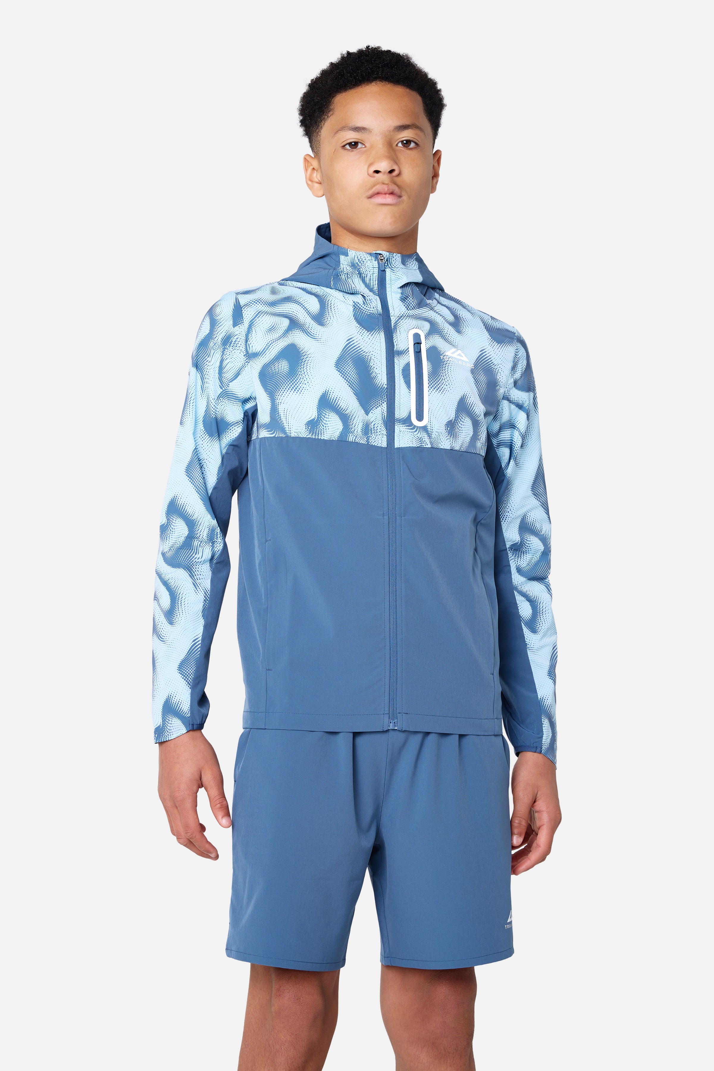 Boys Kinetic Windbreaker - Breeze/Dove Blue