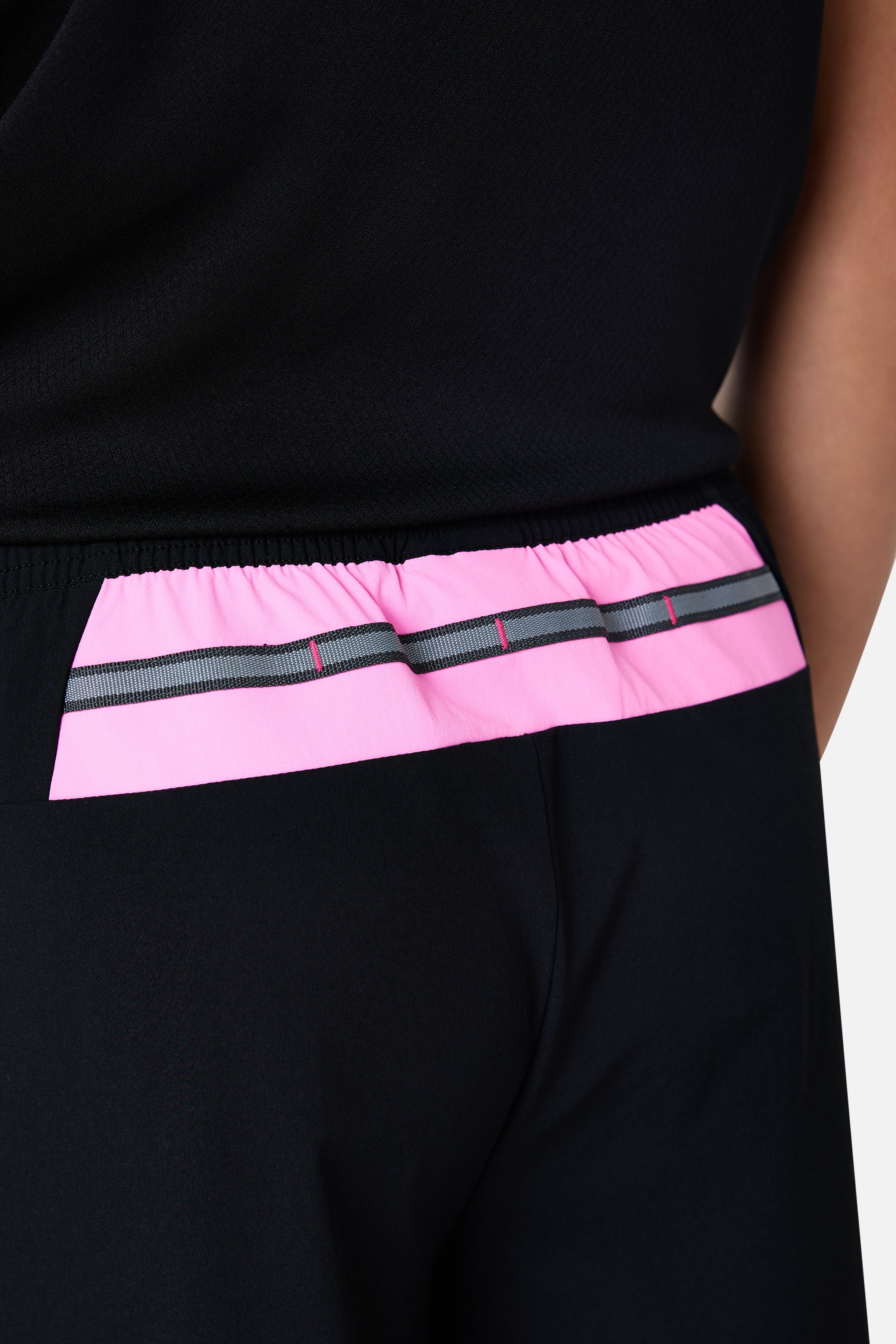 Boys Triathlon 4.0 Short - Black/Storm Grey/Cosmic Pink