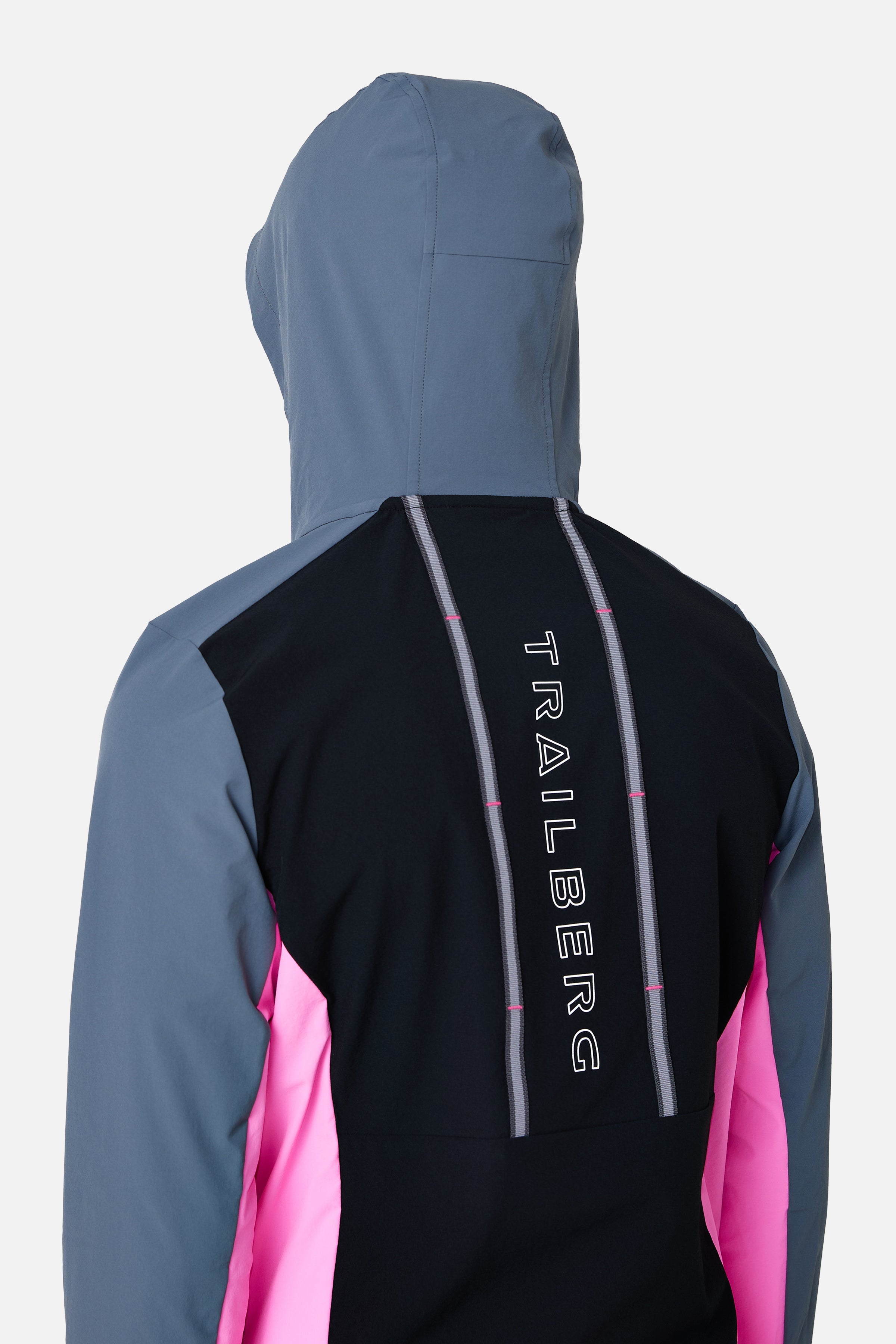 Boys Triathlon 4.0 Hood - Black/Storm Grey/Cosmic Pink