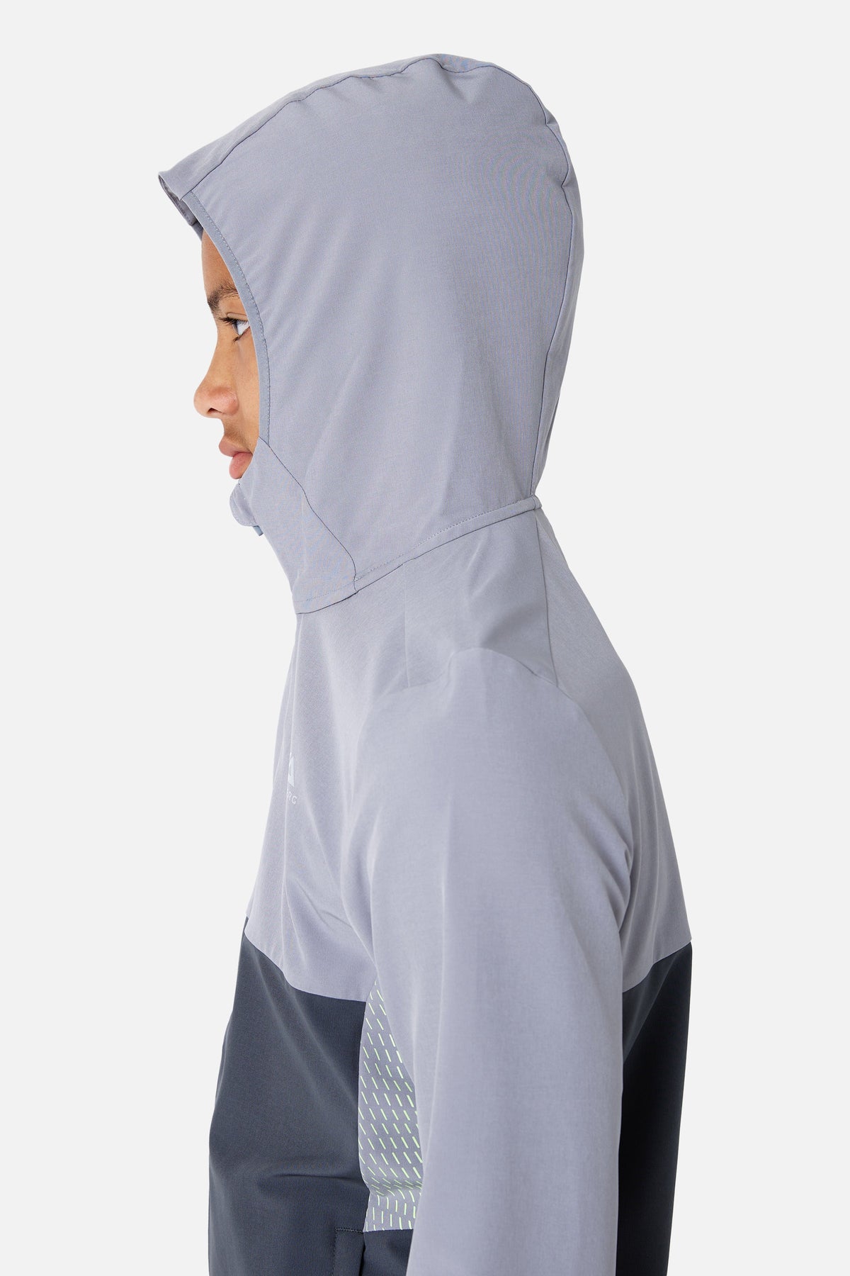Boy Impact Woven Hood - Ash Grey/Lunar Grey/Aqua Gleam