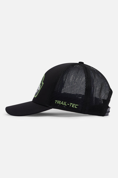 Crestor Trucker Cap - Black/Idyllic Green
