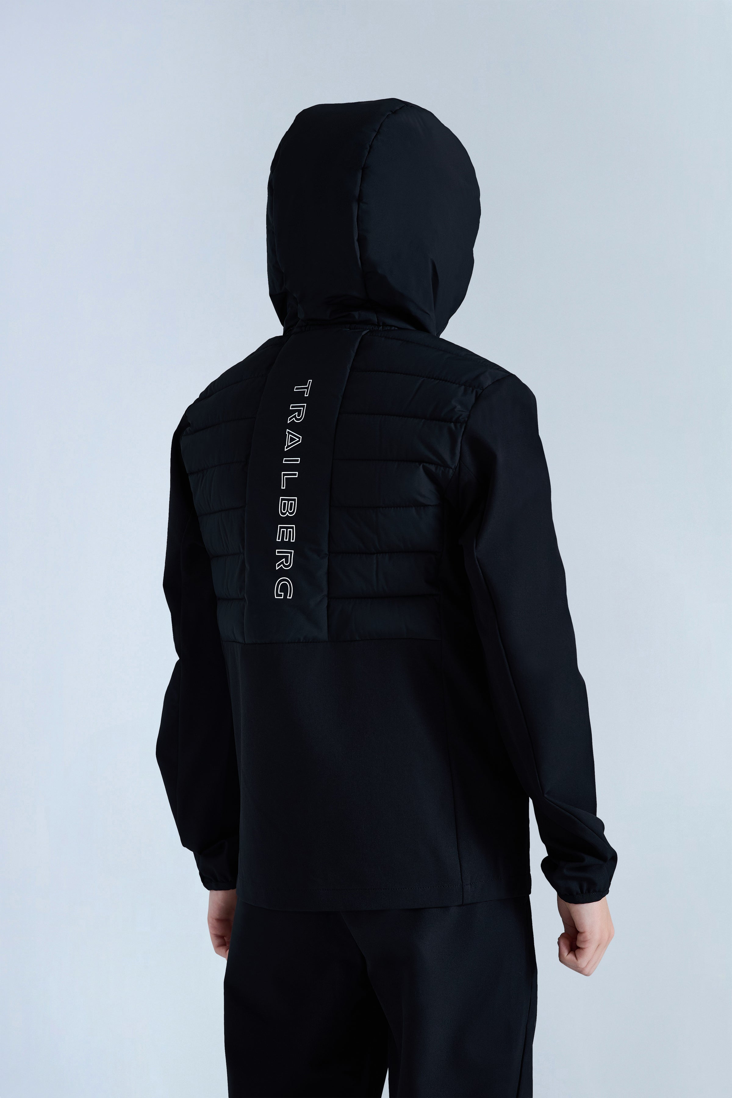 Boys Dune Hybrid Tracksuit - Black
