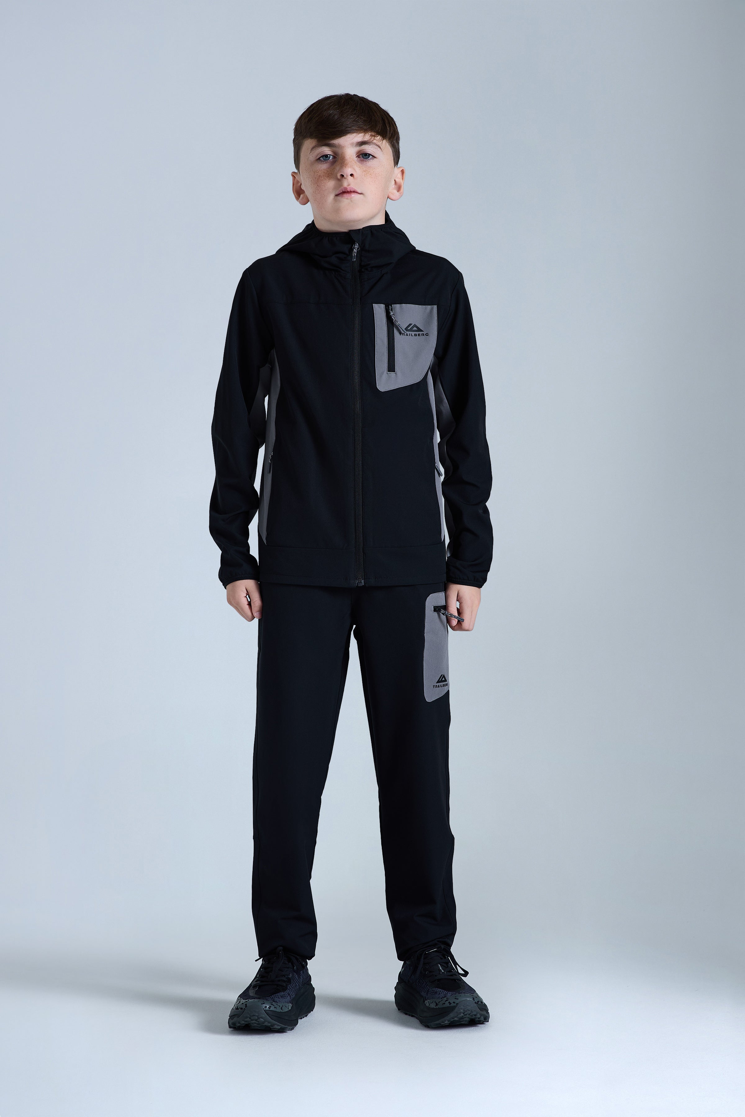Boys Venture Outdoor Pant - Black/Urban Smoke