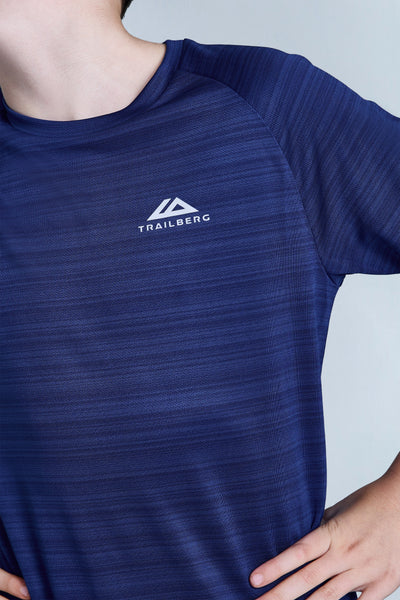 Boys Cloud 2.0  Tee - Space Blue/Navy Blue